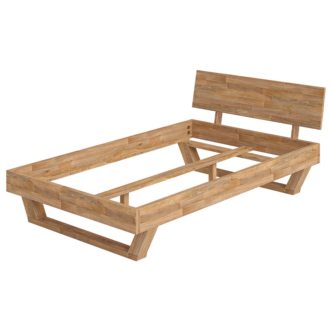 skølm Massivholzbett Nornir aus Eiche, natur geölt, verfügbar in 120/140/16 günstig online kaufen