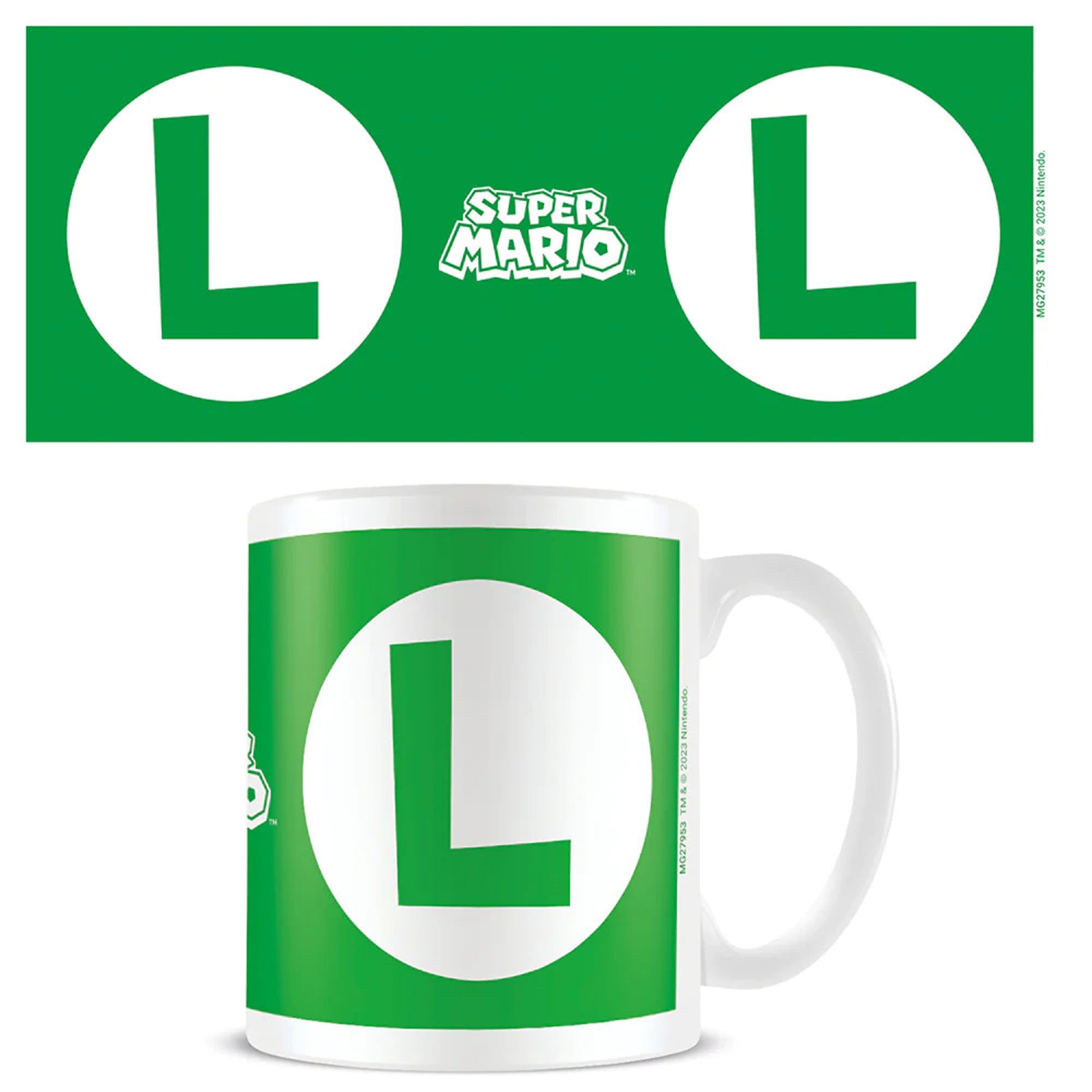 Tasse Super Mario - Lizenz Tassen - Luigi Initial