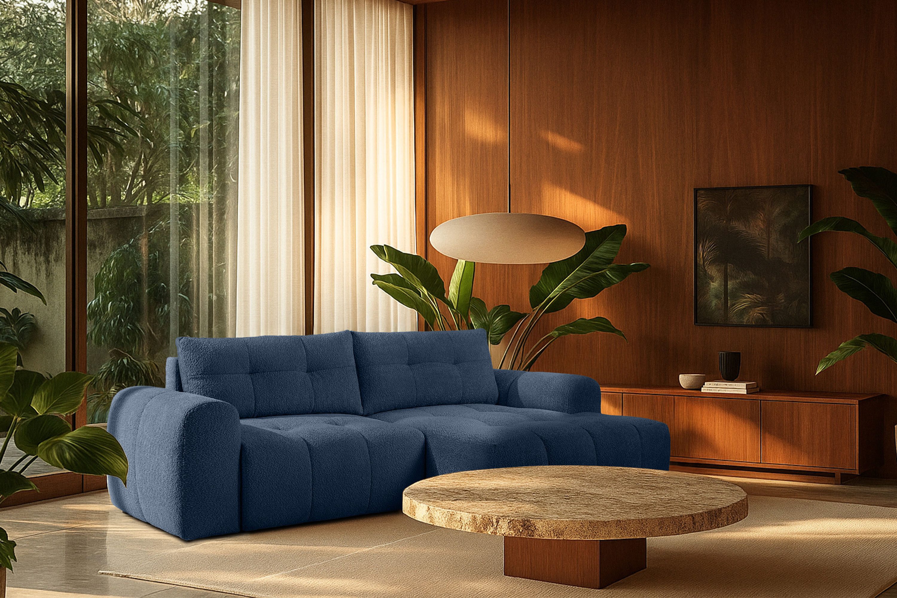 KONSIMO® Ecksofa RAVIA mit Schlaffunktion, Modern-Stil, günstig online kaufen