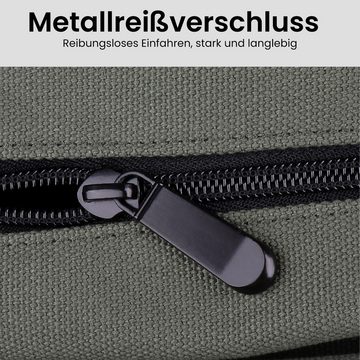 Amissz Trachtentasche Werkzeugtasche Werkzeug Rolltasche mit 5 ReißVerschlusstaschen