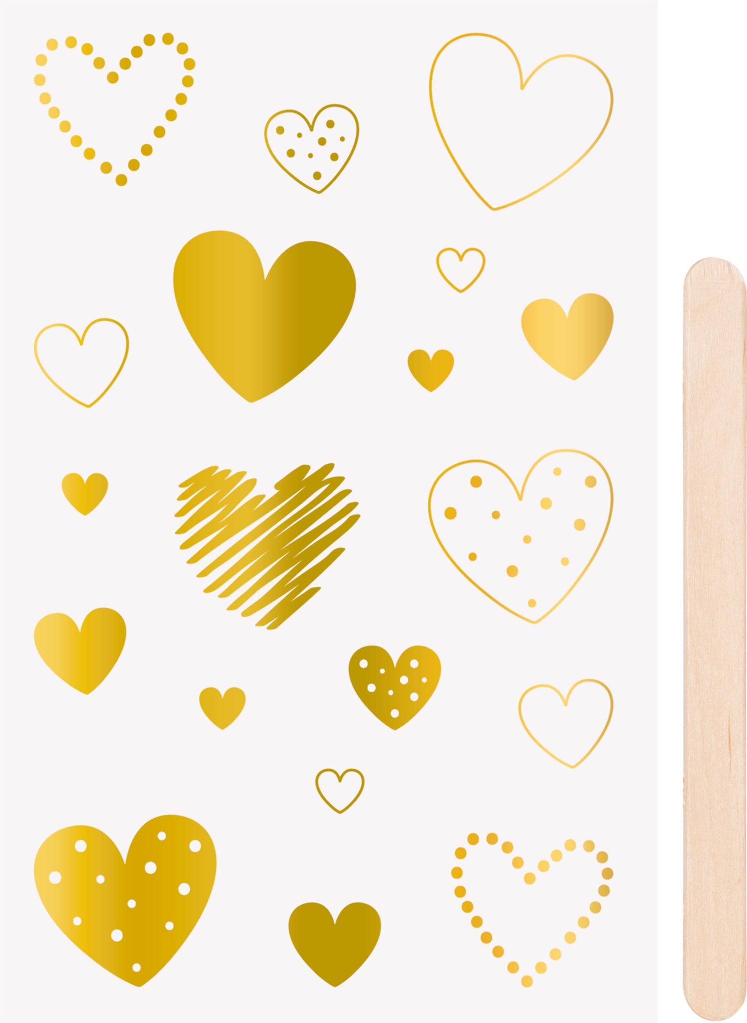 Heyda Sticker Heyda 203780960 RubSticker Herzen go