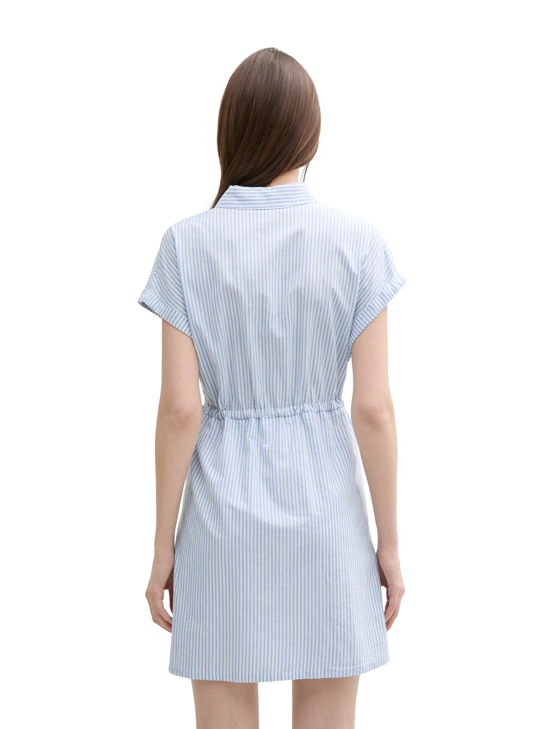 TOM TAILOR Denim Hemdblusenkleid Sommerkleid im Streifendessin günstig online kaufen