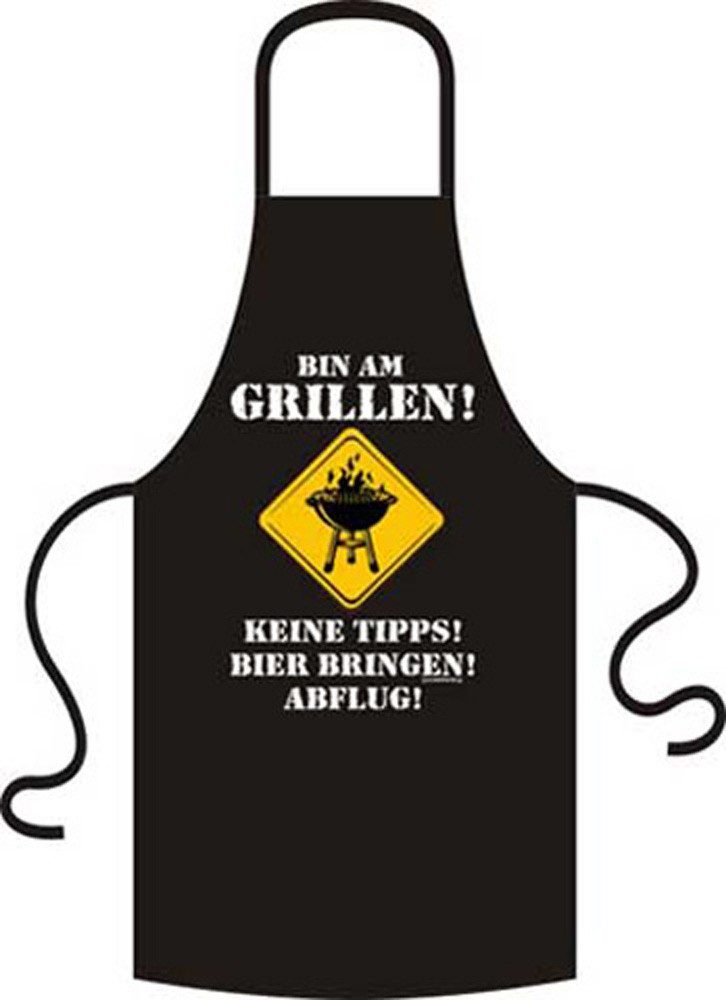 Grillschürze Bin am Grillen - Grillschürze - Schürze