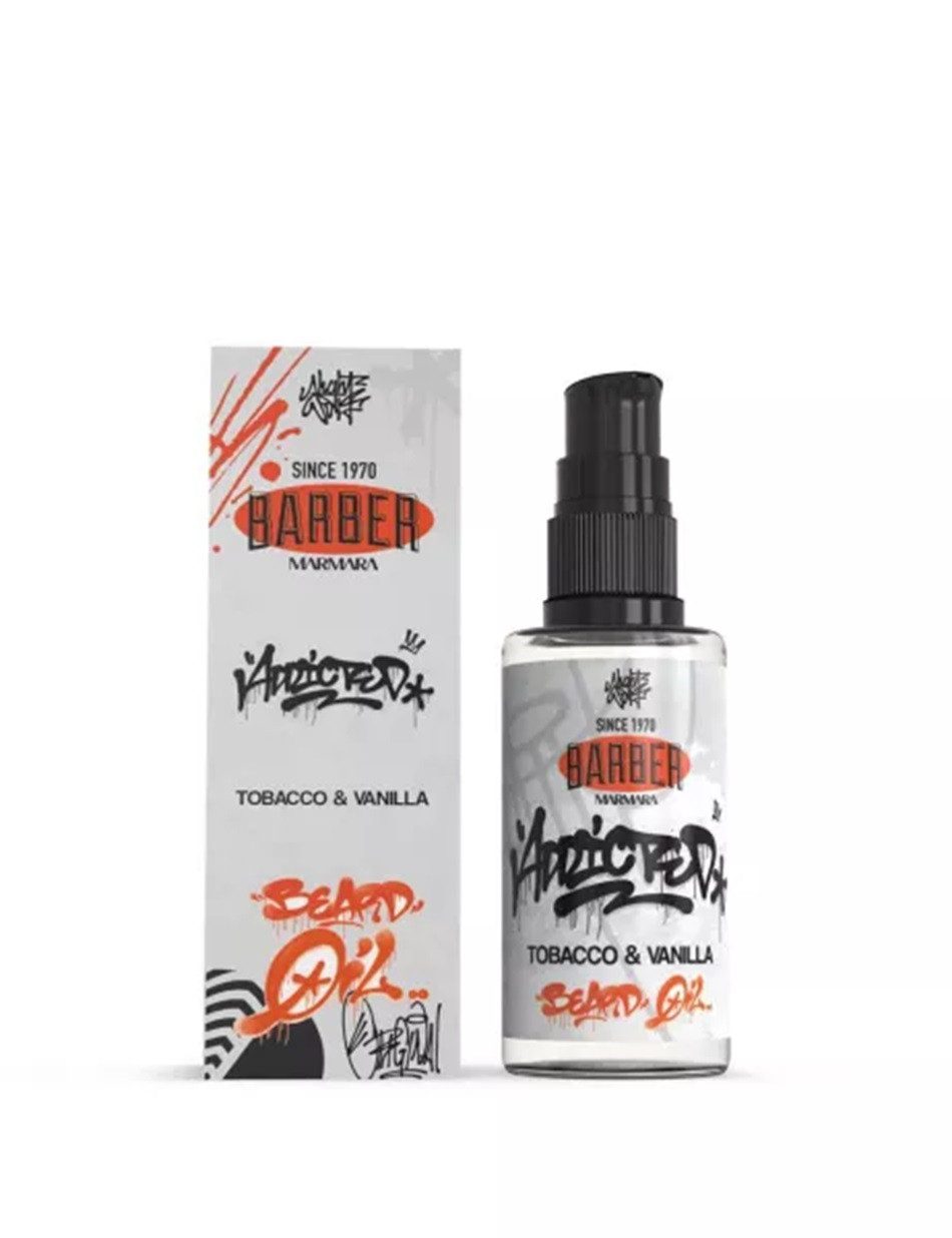 Marmara Barber Bartöl Marmara Barber Beard Set Tobacco & Vanilla Shampoo, Oil, Wax