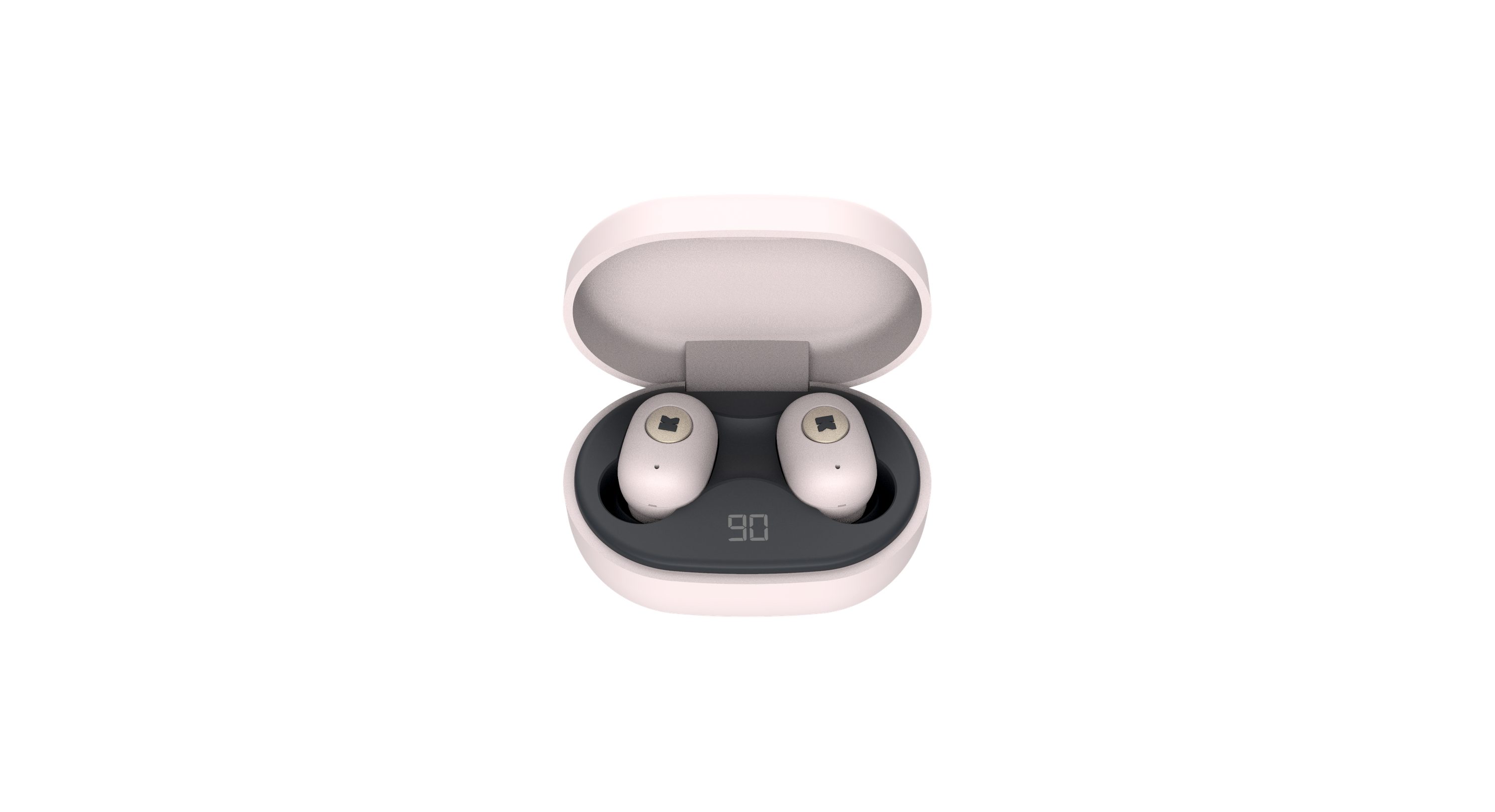 KREAFUNK On-Ear-Kopfhörer (aBEAN Bluetooth Kopfhörer) Dusty Pink