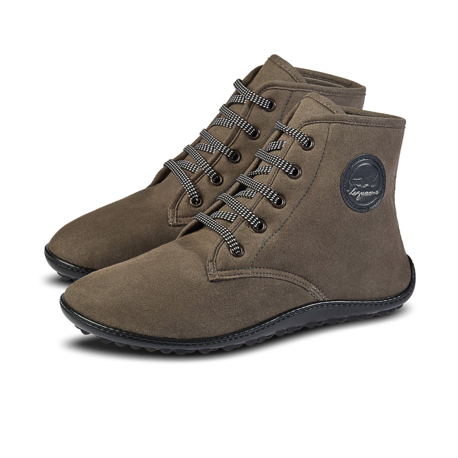 Leguano Chester light taupe Barfußschuh