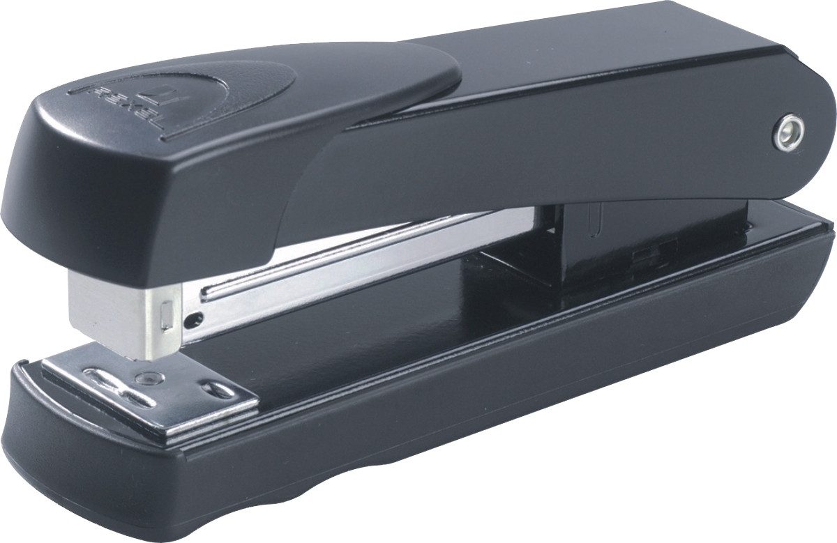 REXEL Heftgerät Heftgerät Meteor Kunststoff schwarz (10 Stück)