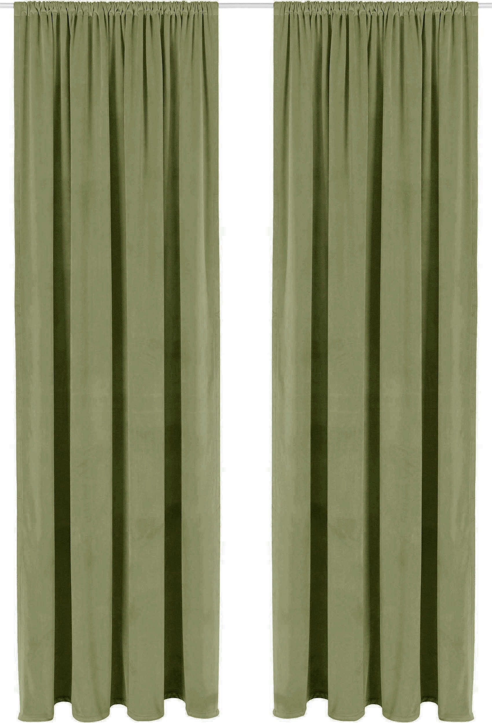 LeGer Home by Lena Gercke Gardine LADINA, 1 Stück, Blickdicht, Stangendurchzug (1 St), Stangendurchzug, blickdicht, Polyester, blickdicht, gewebt, verschiedene  – Bild 2 von 5