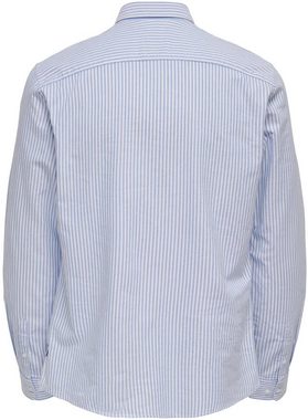 ONLY & SONS Streifenhemd ONSALVARO LS OXFORD STRIPE SHIRT