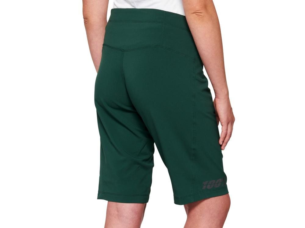 100% Fahrradhose 100% Ridecamp Women Short M Forest Green - komfortable All-Mountain MT