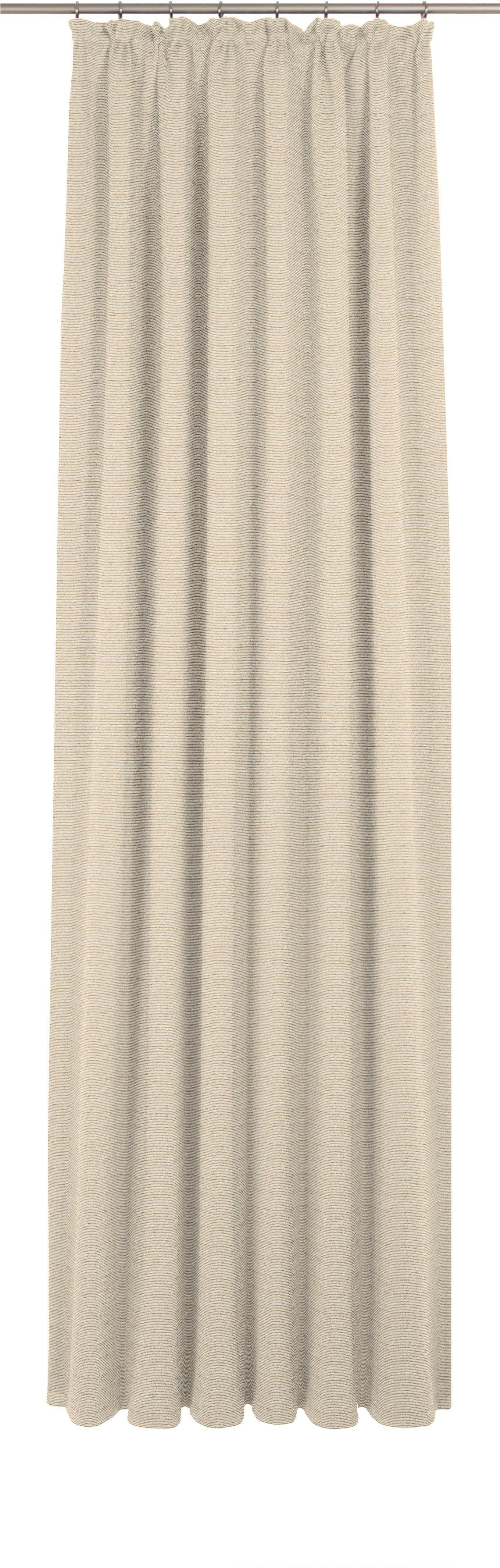 Berwick, (1 Wirth, goldfarben St), Kräuselband Jacquard Vorhang blickdicht,