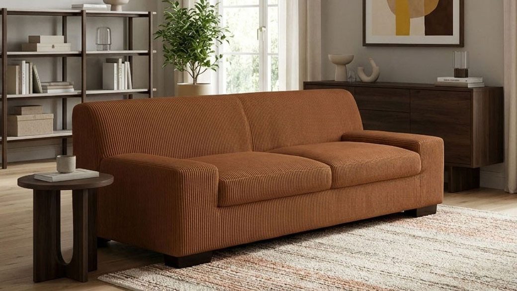 OTTO home 2-Sitzer Faxxe 194 x 85 cm, bequem, modern & zeitlos, mittelfeste Polsterung, aus haustierfreundlichem Pet Friendly Cord