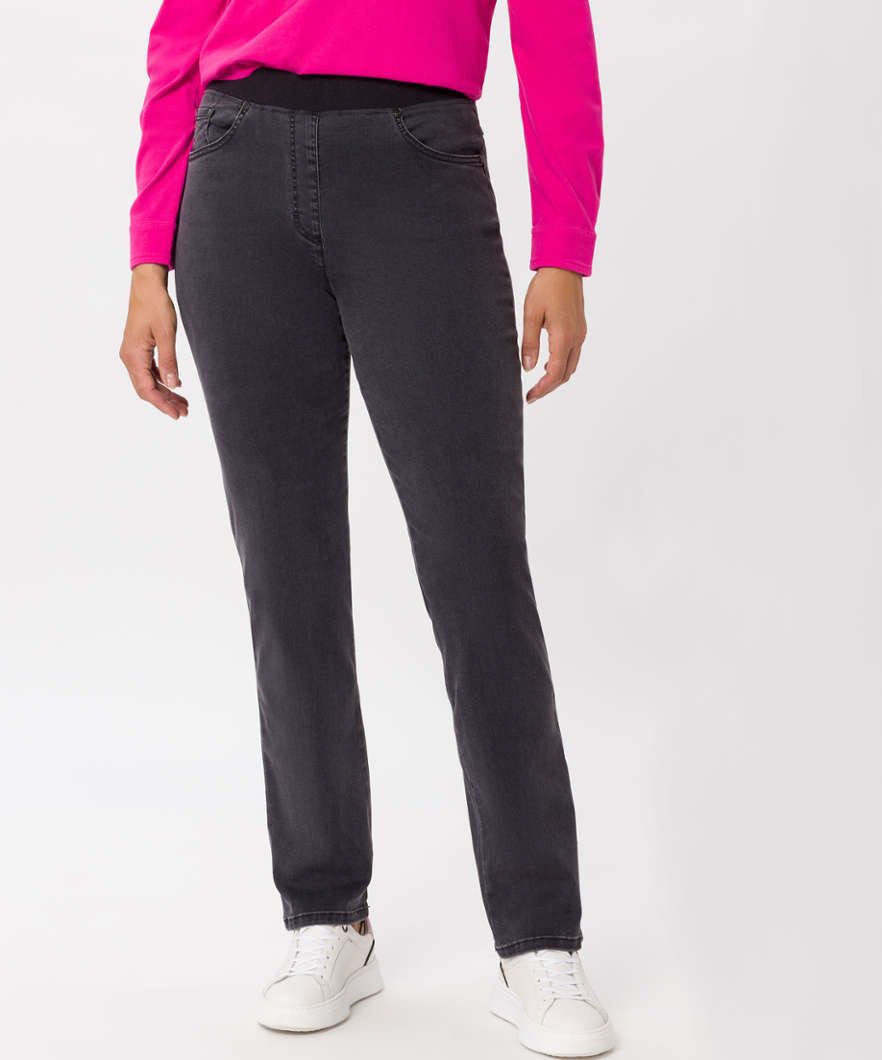 RAPHAELA by BRAX Bequeme Jeans Style CARINA dunkelgrau