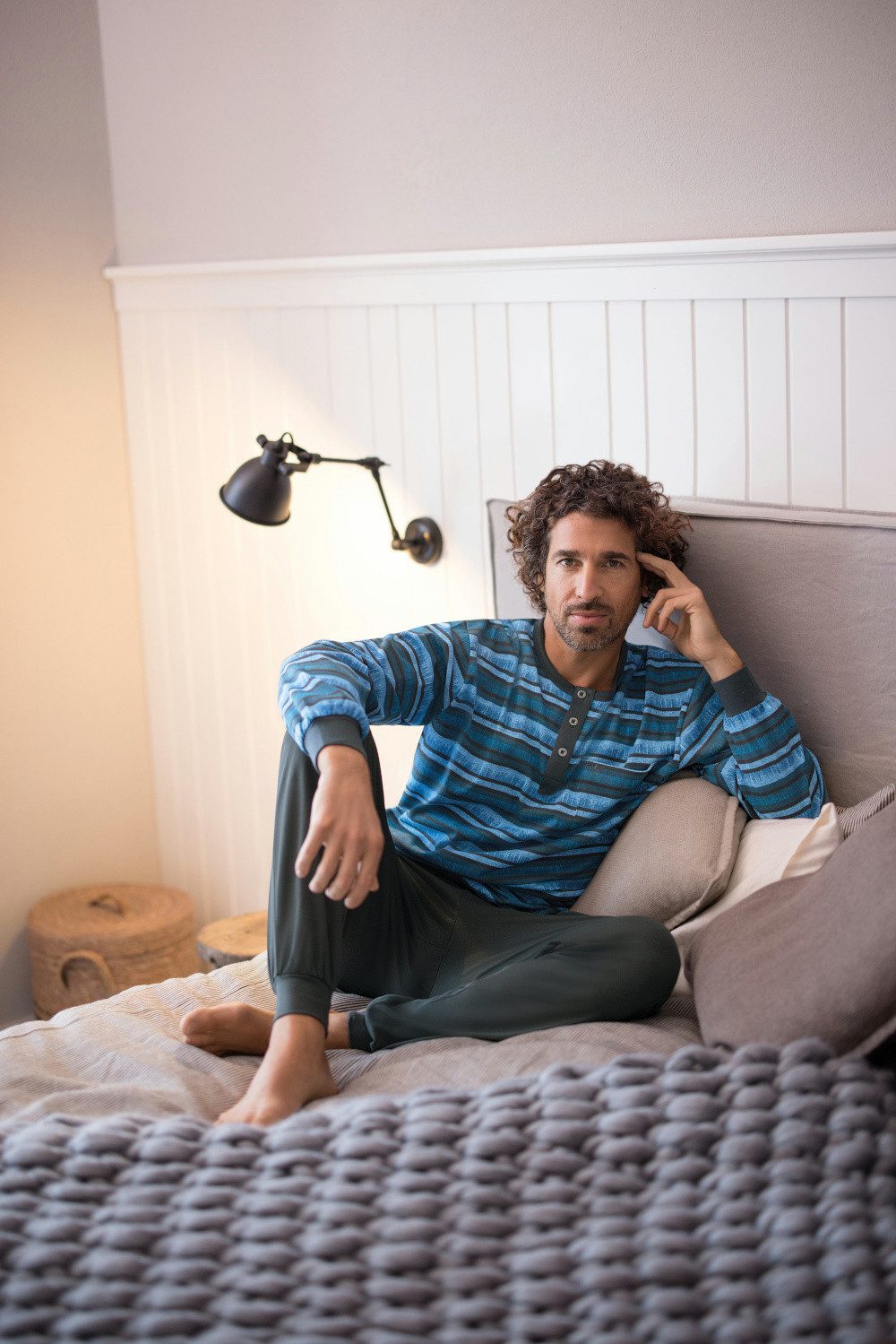 Hajo Pyjama Hajo, Schlafanzug Klima-Soft 53776 günstig online kaufen