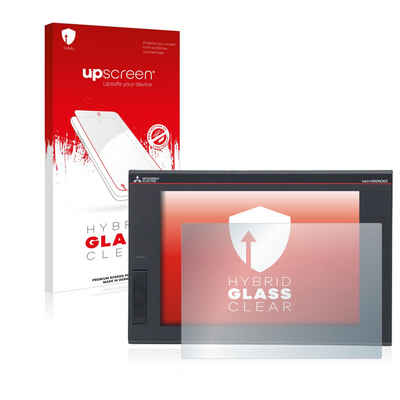 upscreen flexible Panzerglasfolie für Mitsubishi GOT 2000 12.1", Displayschutzglas, Schutzglas Glasfolie klar