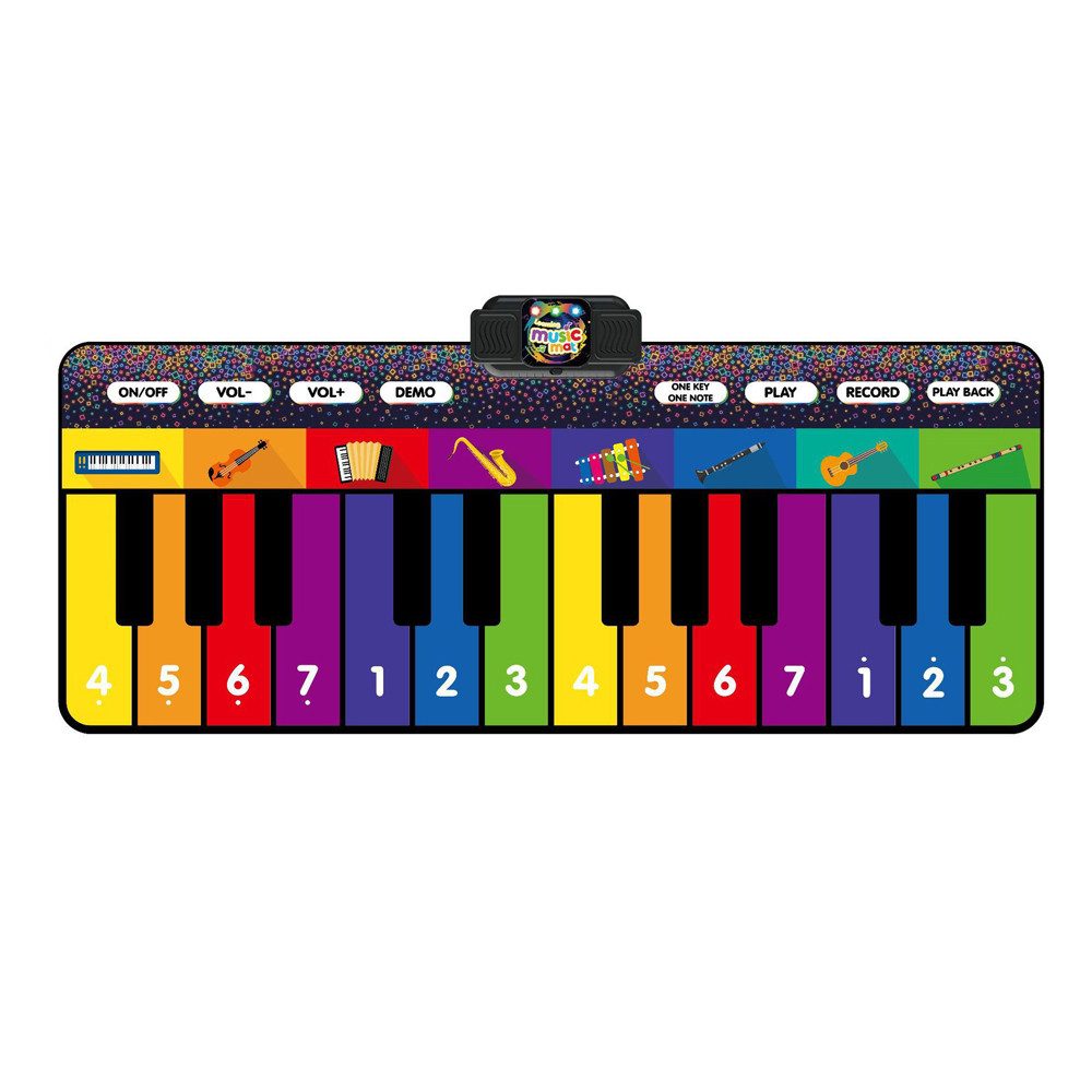Spielmatte Spielzeug-Musikinstrument Riesen Klaviermatte Baby Spielzeug