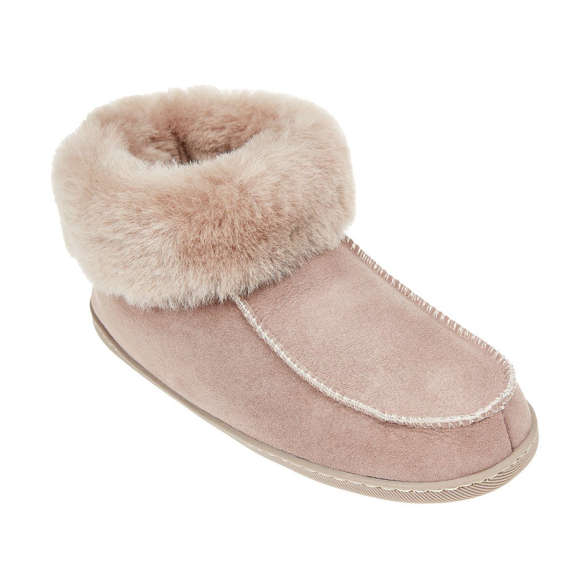 Vanuba PEPPIN Herren Hausschuh Echtleder Hüttenschuhe/Winter-Hausschuhe/Gefüttert