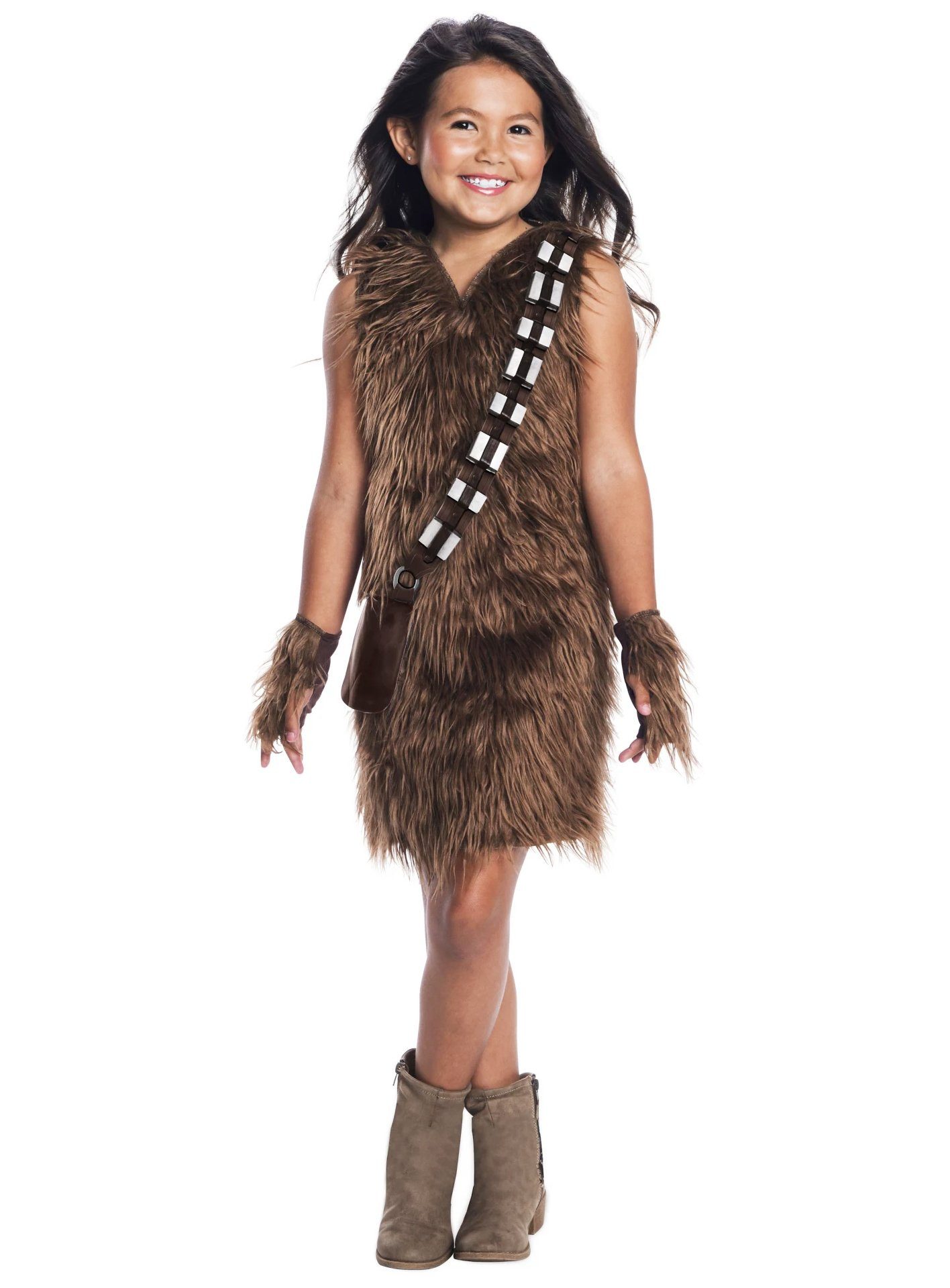 Rubie´s Kostüm Star Wars Chewbacca Kostümkleid Fasching Karneval, Witziges Star Wars Kostüm: Chewie als pelziges Kleid!