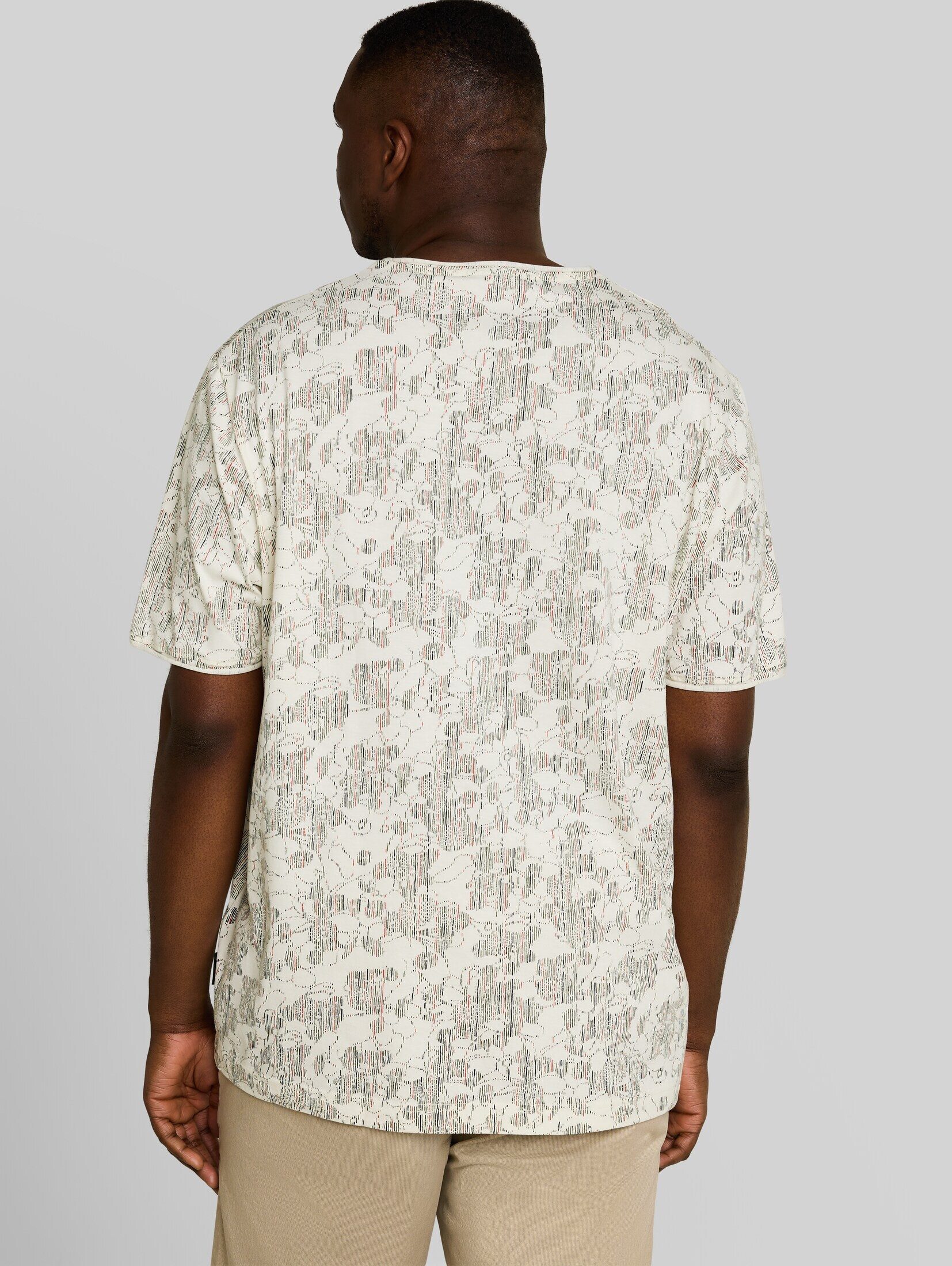 TOM TAILOR PLUS T-Shirt T-Shirt Plus Size - T-Shirt mit Allover-Print