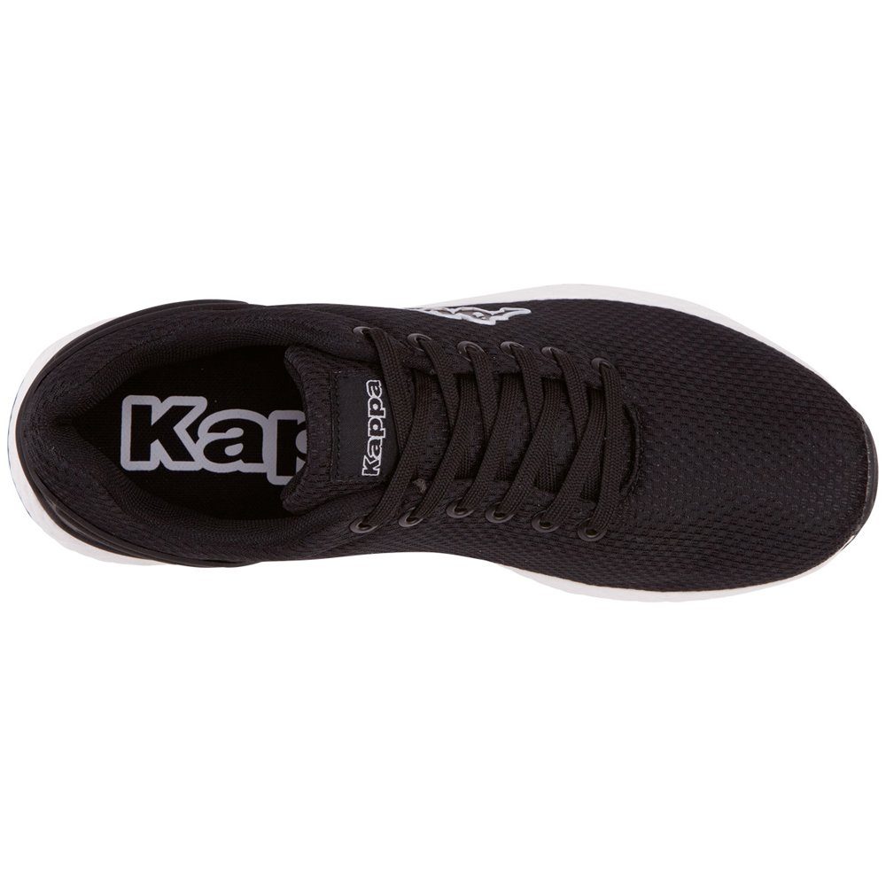 Kappa mit bequem Sneaker Schaftkante black-white gepolsterter