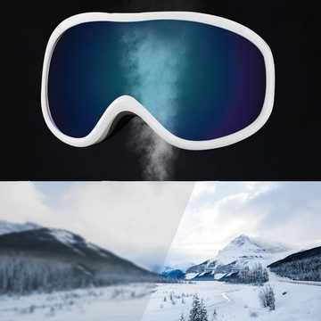 Skien Skibrille Skibrille,Snowboardbrille,Anti-Beschlag UV-Schutz Anti-Rutsch