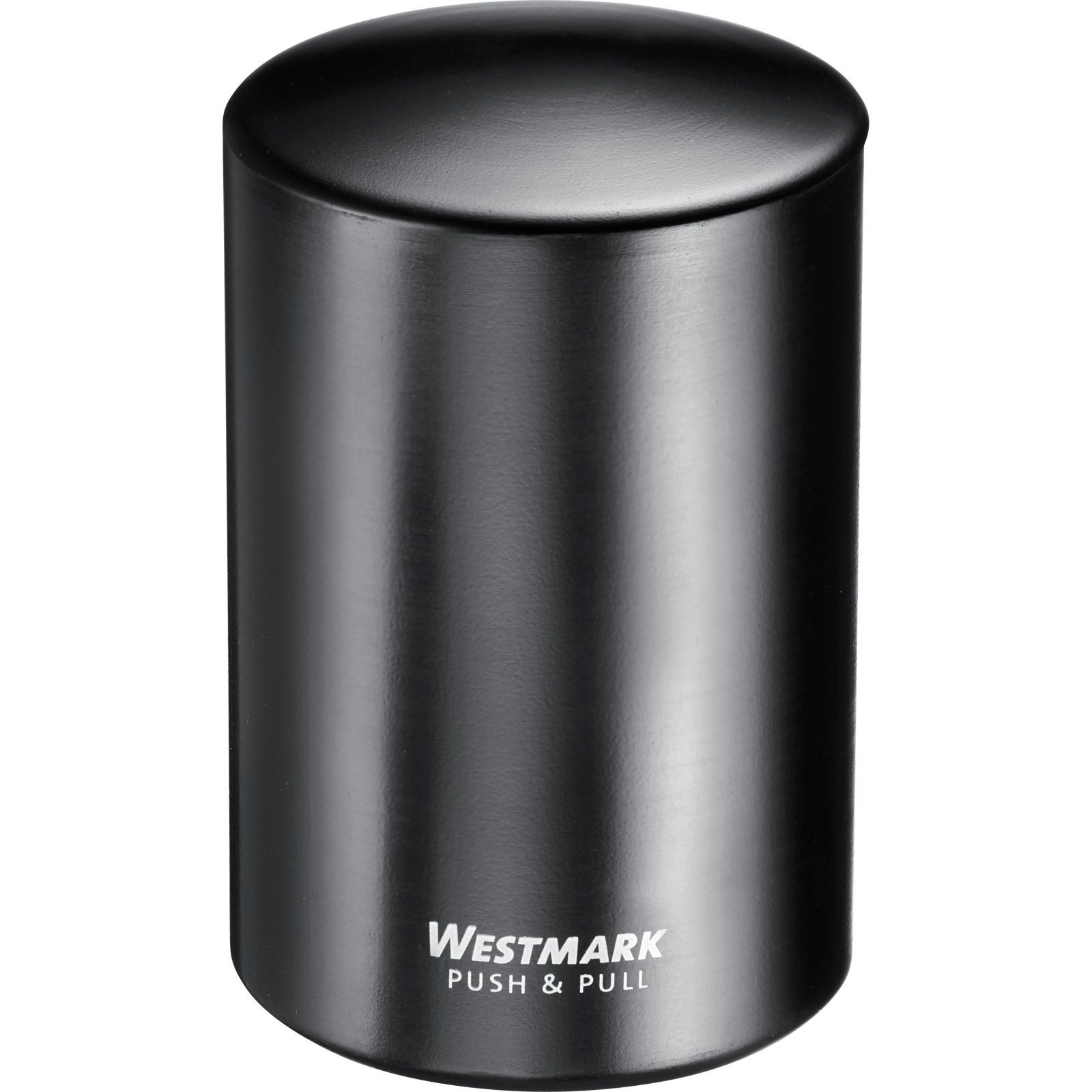 WESTMARK Flaschenöffner Flaschenöffner »Push & Pull«, schwarz (1-tlg), platzsparend, magnetisch, automatisches Öffnen