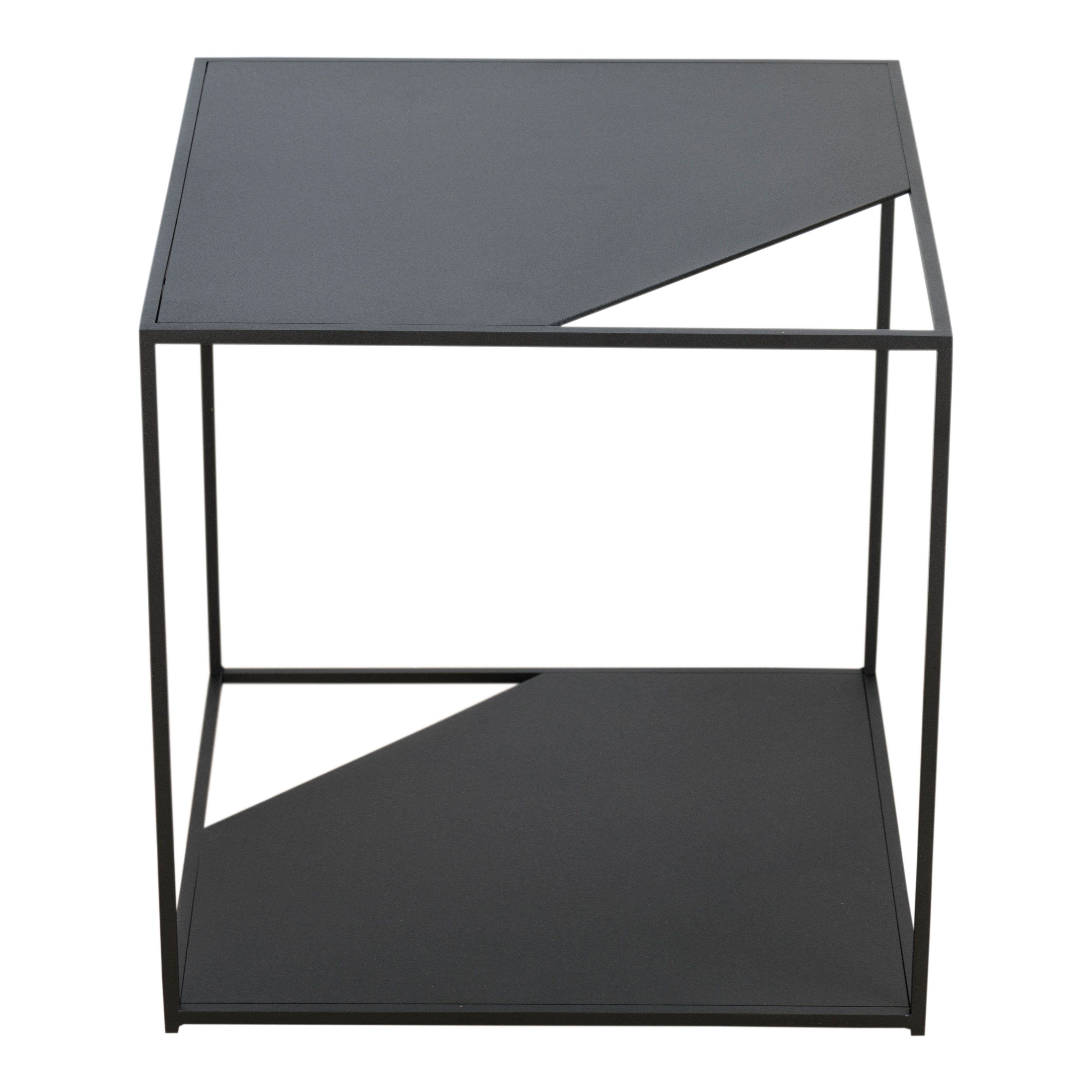 Torna Design Furniture Couchtisch Torna Beistelltisch CUT 40 - Schwarz 38x38x38cm