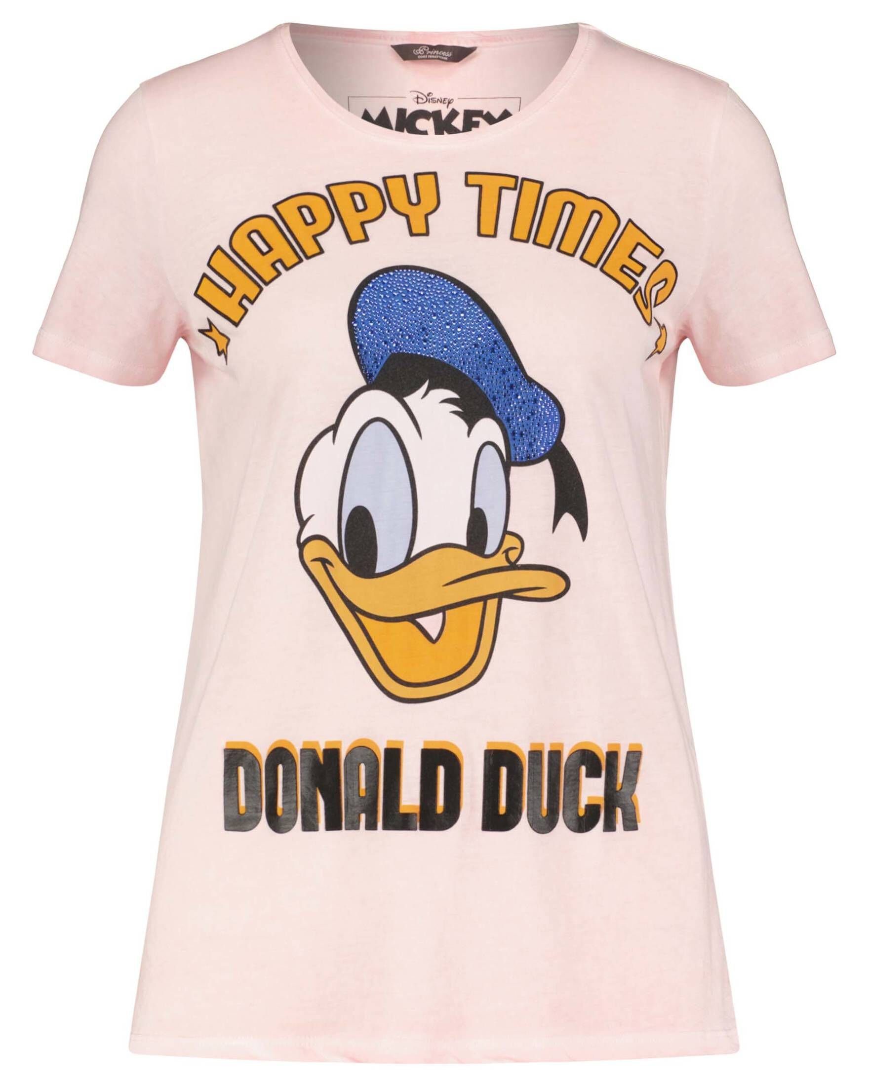 Princess goes Hollywood T-Shirt Donald Duck (1-tlg) Ziersteine, Besonders  weich dank hohem Modal-Anteil im Gewebe