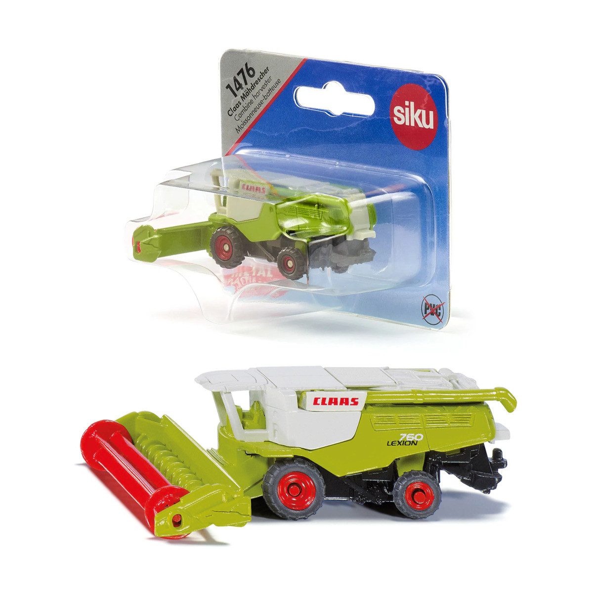 SIEPER Modelltraktor siku Mähdrescher Claas Lexion 760