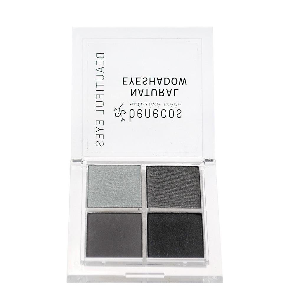 Benecos Lidschatten Natural Quattro Eyeshadow smokey eyes, 8 g