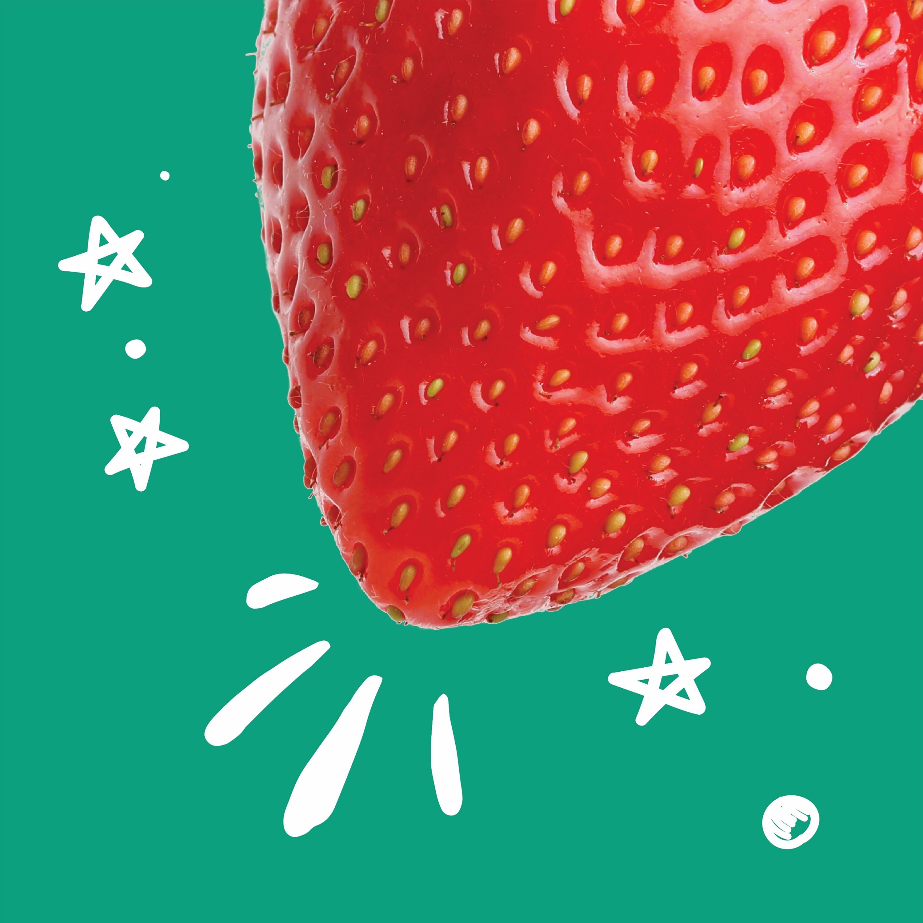 Bear Fruits Haarmaske Strawberry - Hair mask + cap