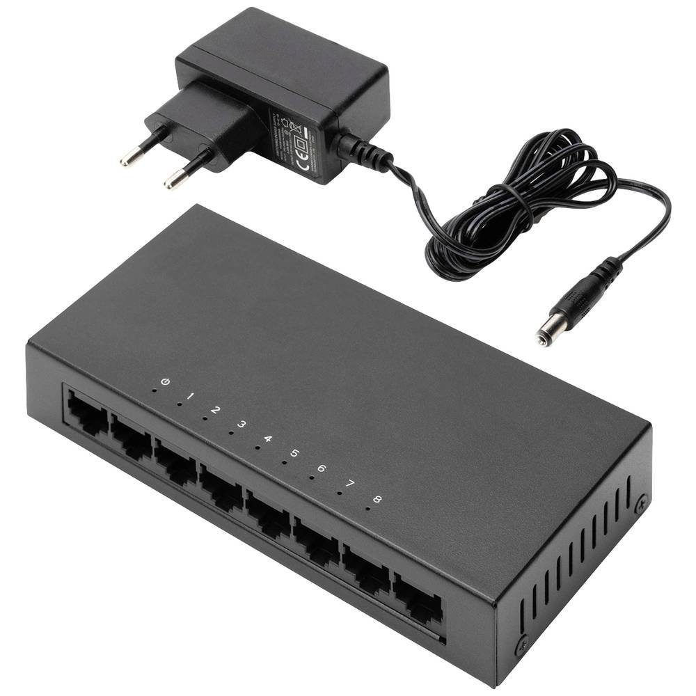 Netzwerk-Switch Mbps, Ethernet Digitus Switch, Fast 10/100 8-Port