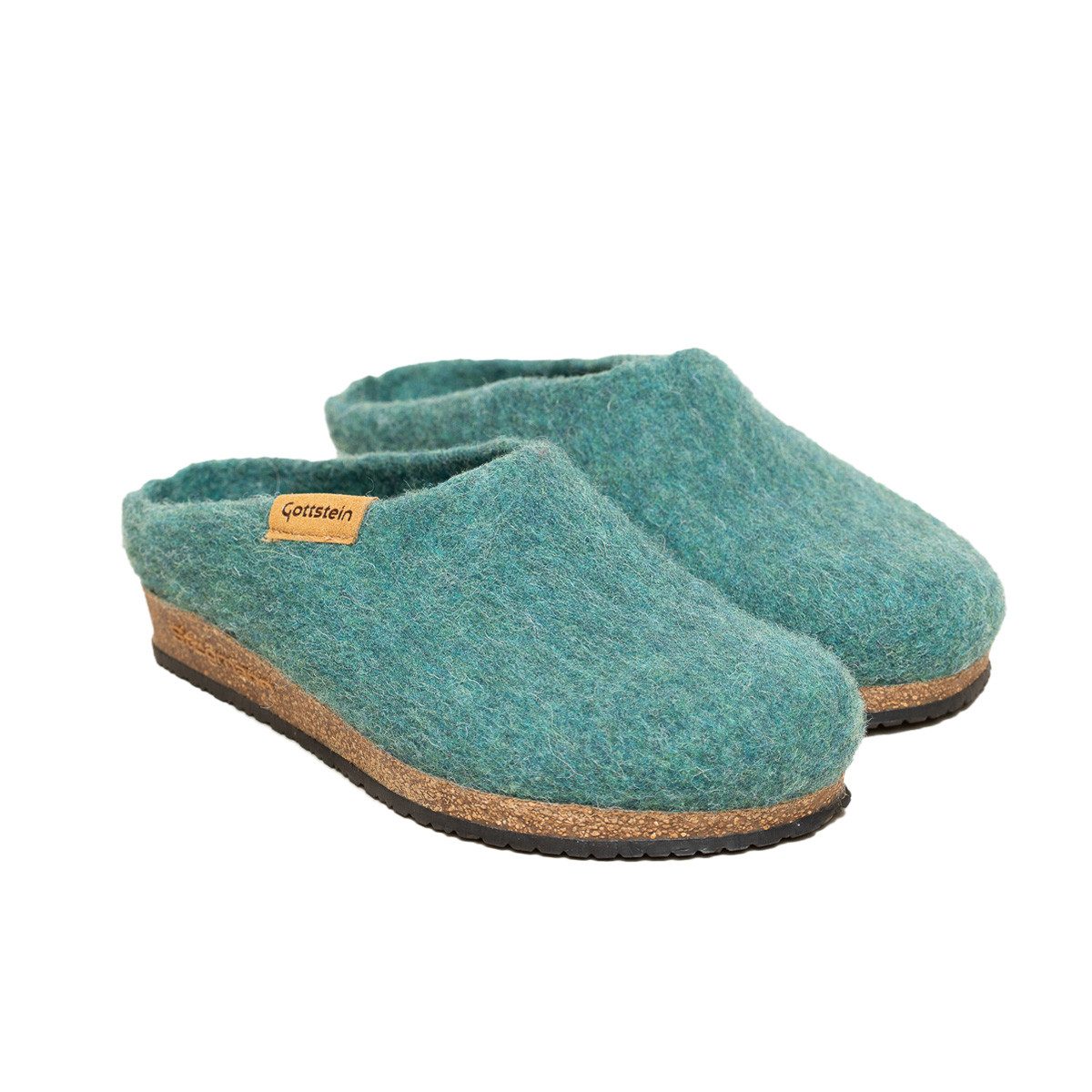 Stegmann RE Filz Clog (1-tlg) Clogs - Aus recyceltem Woll-Filz, Flexibles Kork-Latex-Fußbett