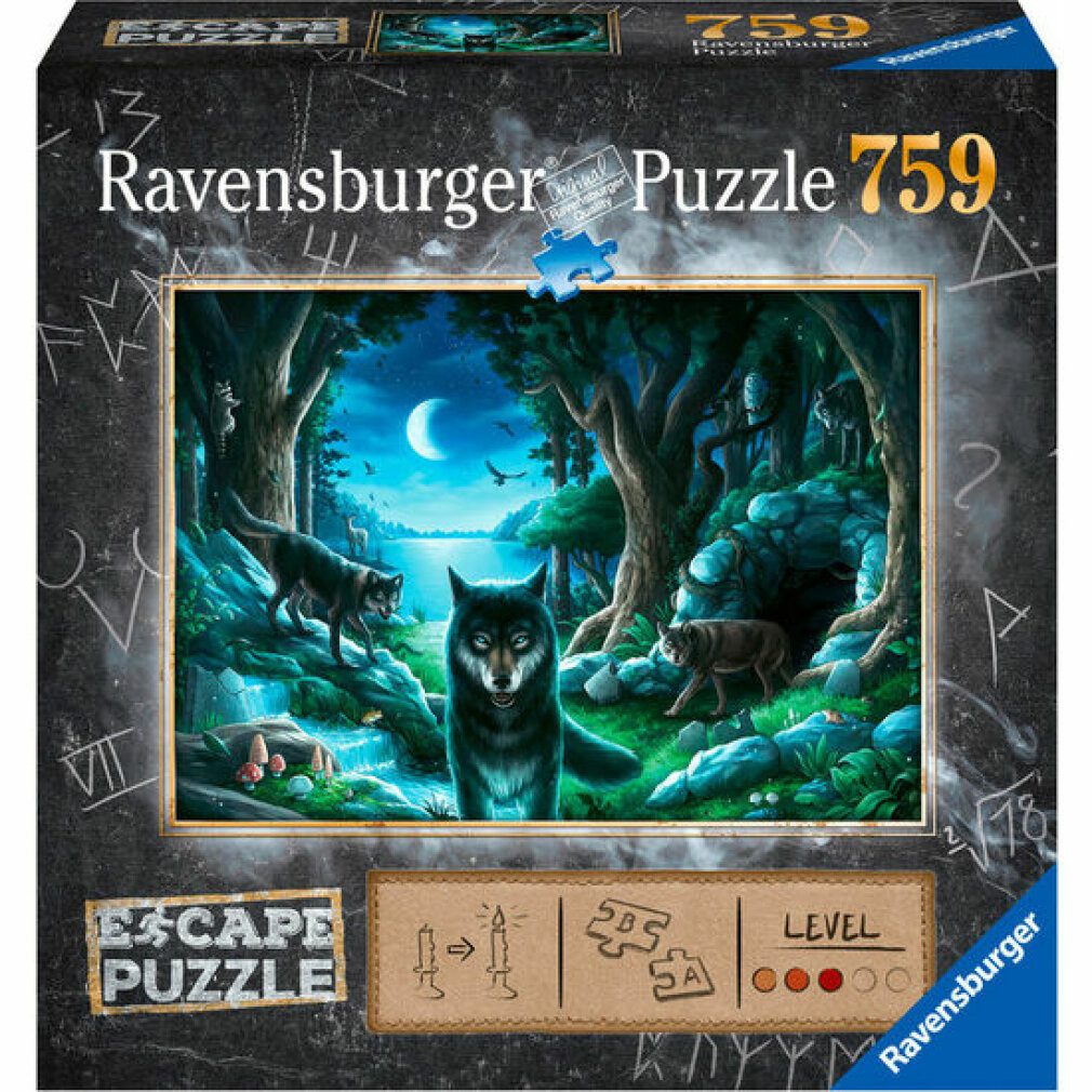Ravensburger Puzzle Spanisch The Wolf Pack Escape Room puzzle 795pcs, Puzzleteile