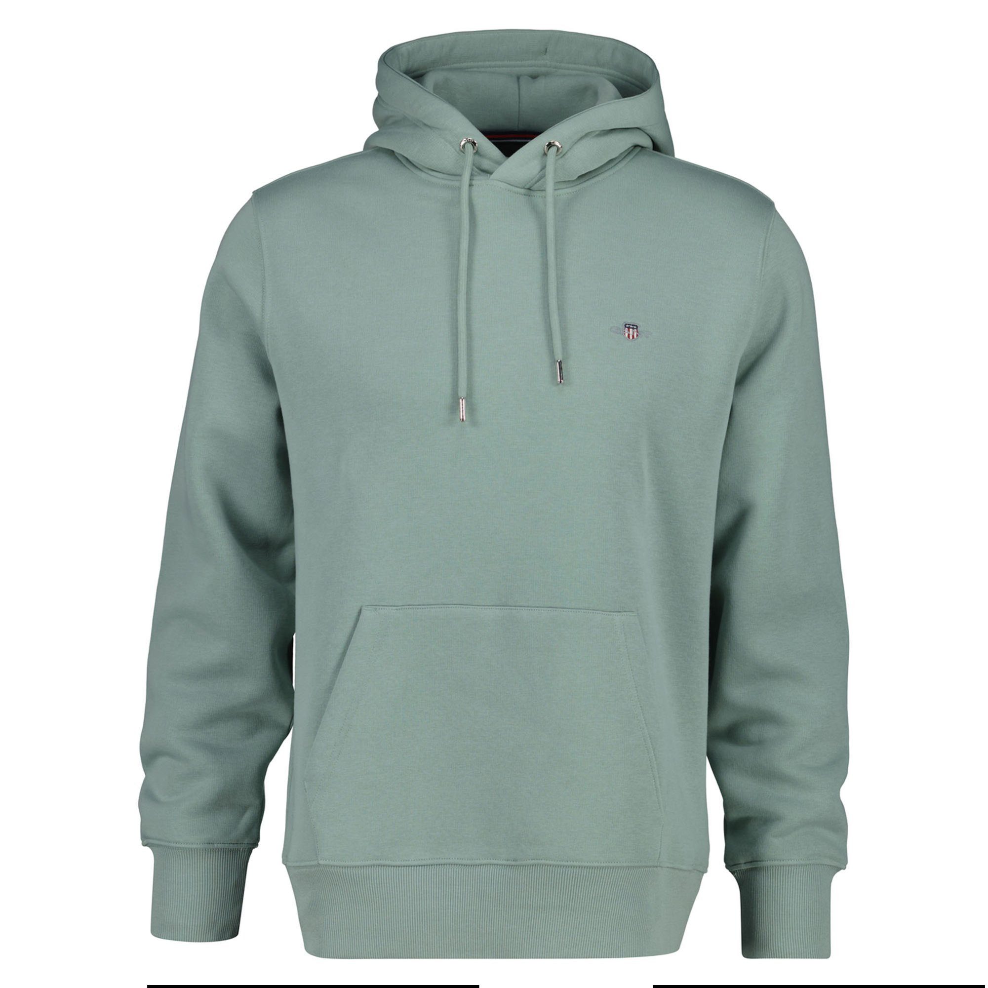 Gant Sweatshirt Herren Sweatshirt Baumwolle REGULAR SHIELD HOODIE günstig online kaufen