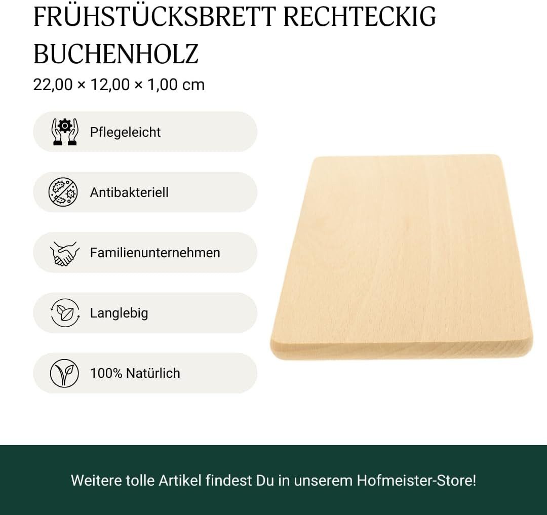 Hofmeister Frühstücksbrett, Buchenholz