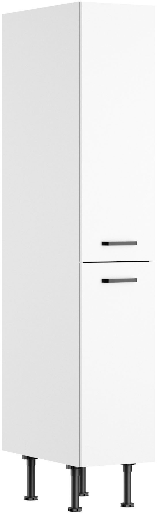 KOCHSTATION Apothekerschrank KS-Paula 30 cm breit, 176 cm hoch, 2 Auszüge, 4 Ablagen