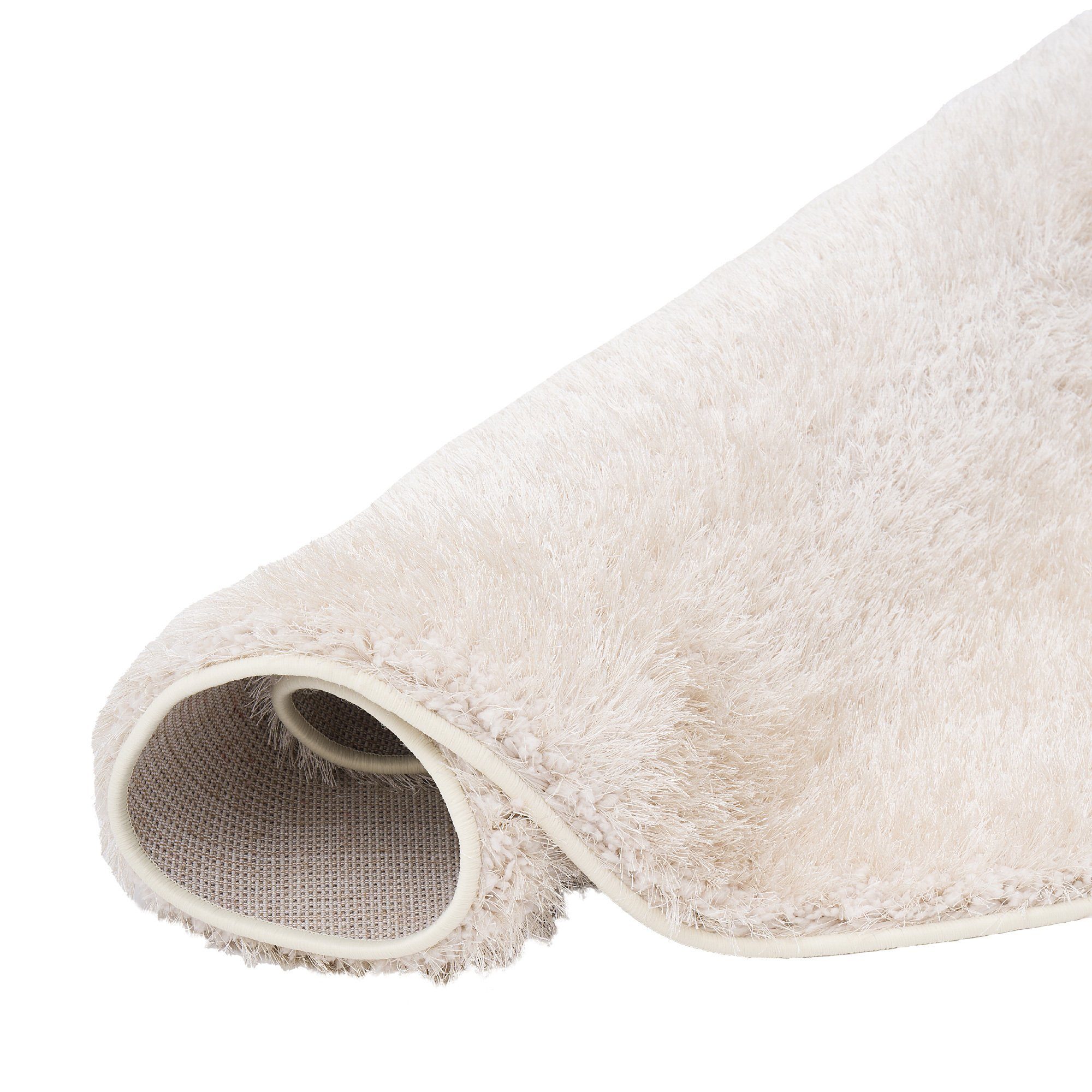 Snapstyle Hochflor-Teppich Hochflor Shaggy Teppich Feeling Mix Rund, Rund, Höhe: 48 mm – Bild 4 von 5