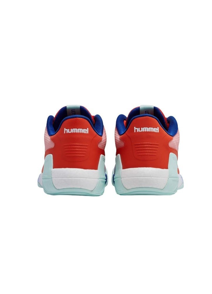 hummel Hallen-Indoorschuhe Algiz 25ICON rot/blau/weiss Herren Squashschuh