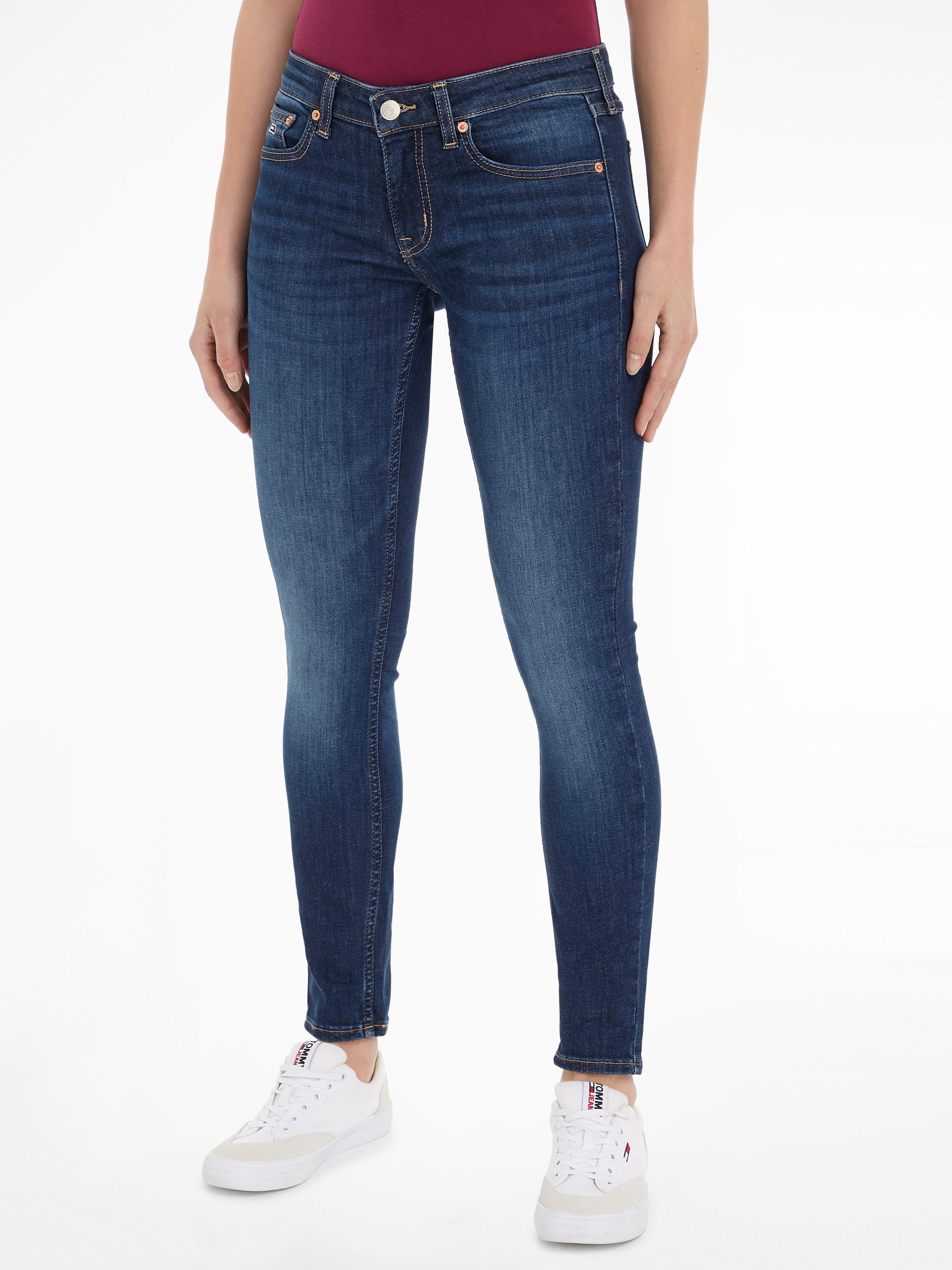 Skinny-fit-Jeans Tommy Jeans Damenjeans Low Waist Skinny