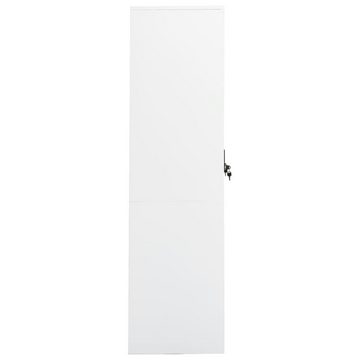 furnicato Kleiderschrank Weiß 80x50x180 cm Stahl (1-St)