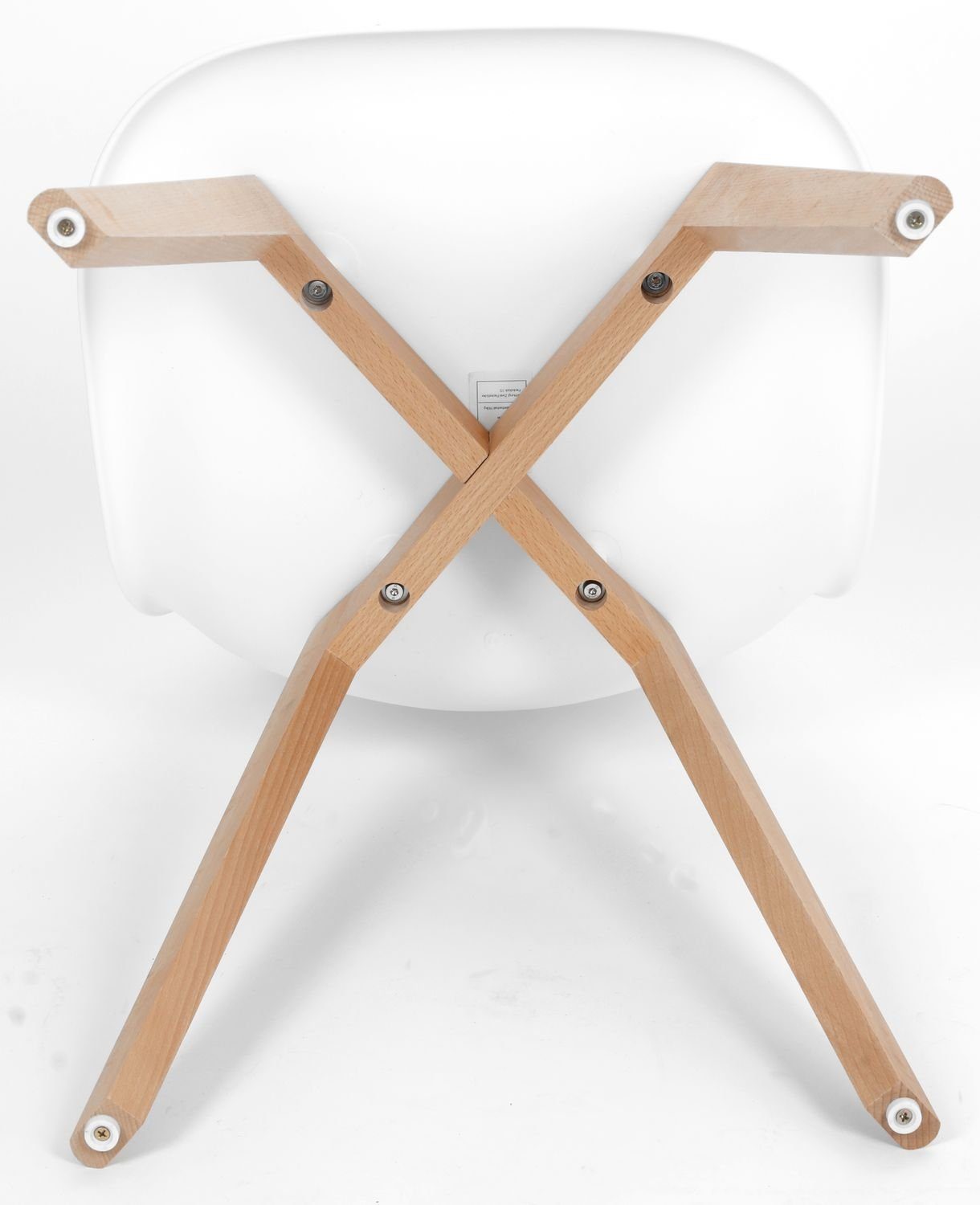 BURI Stuhl Schalenstuhl weiß Esszimmerstuhl Küchenstuhl Bürostuhl Schalensi günstig online kaufen