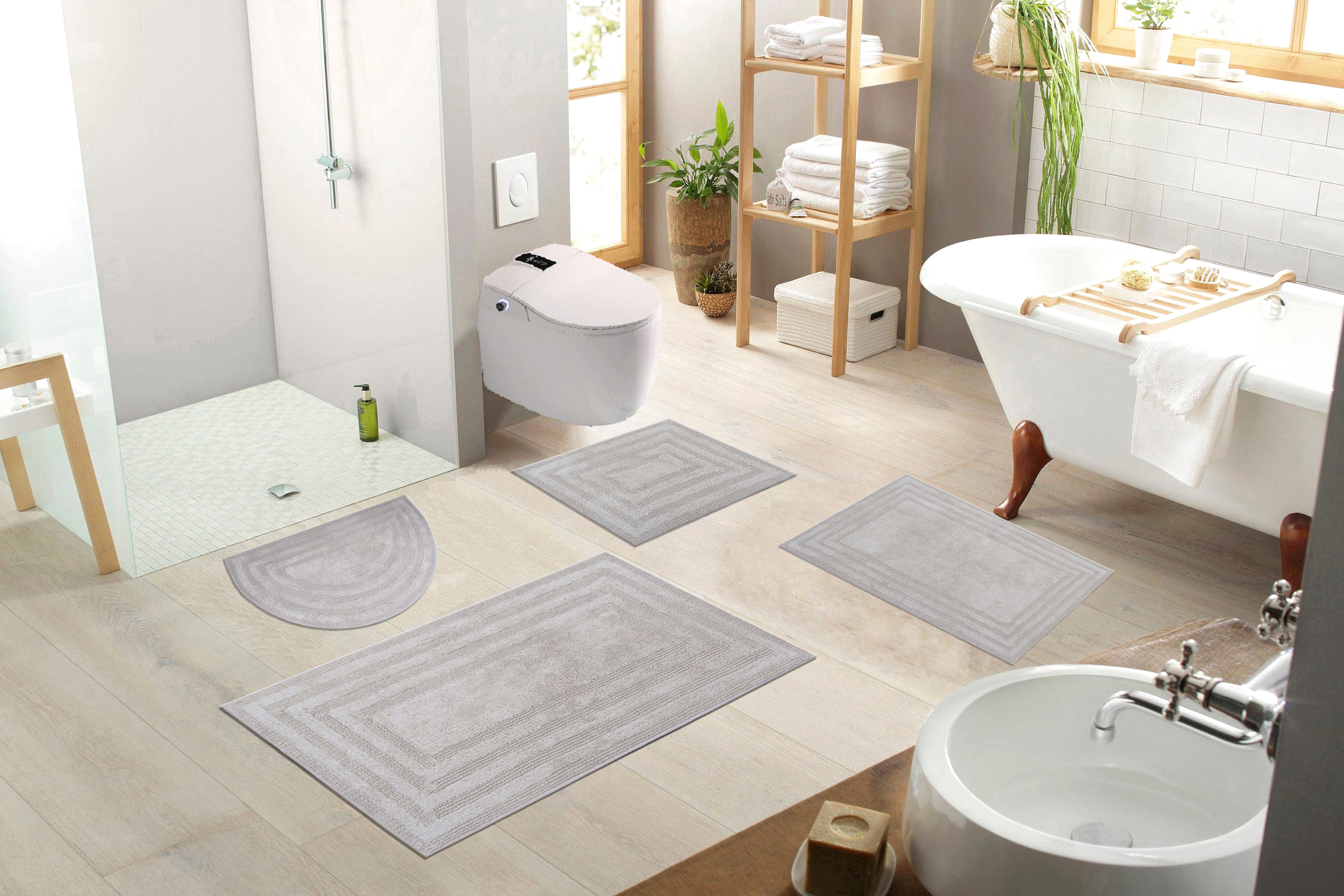 my home Badematte Inga, Rahmen, Badvorleger, günstig online kaufen