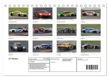 CALVENDO Wandkalender GT Masters (Tischkalender 2024 DIN A5 quer), CALVENDO Monatskalender