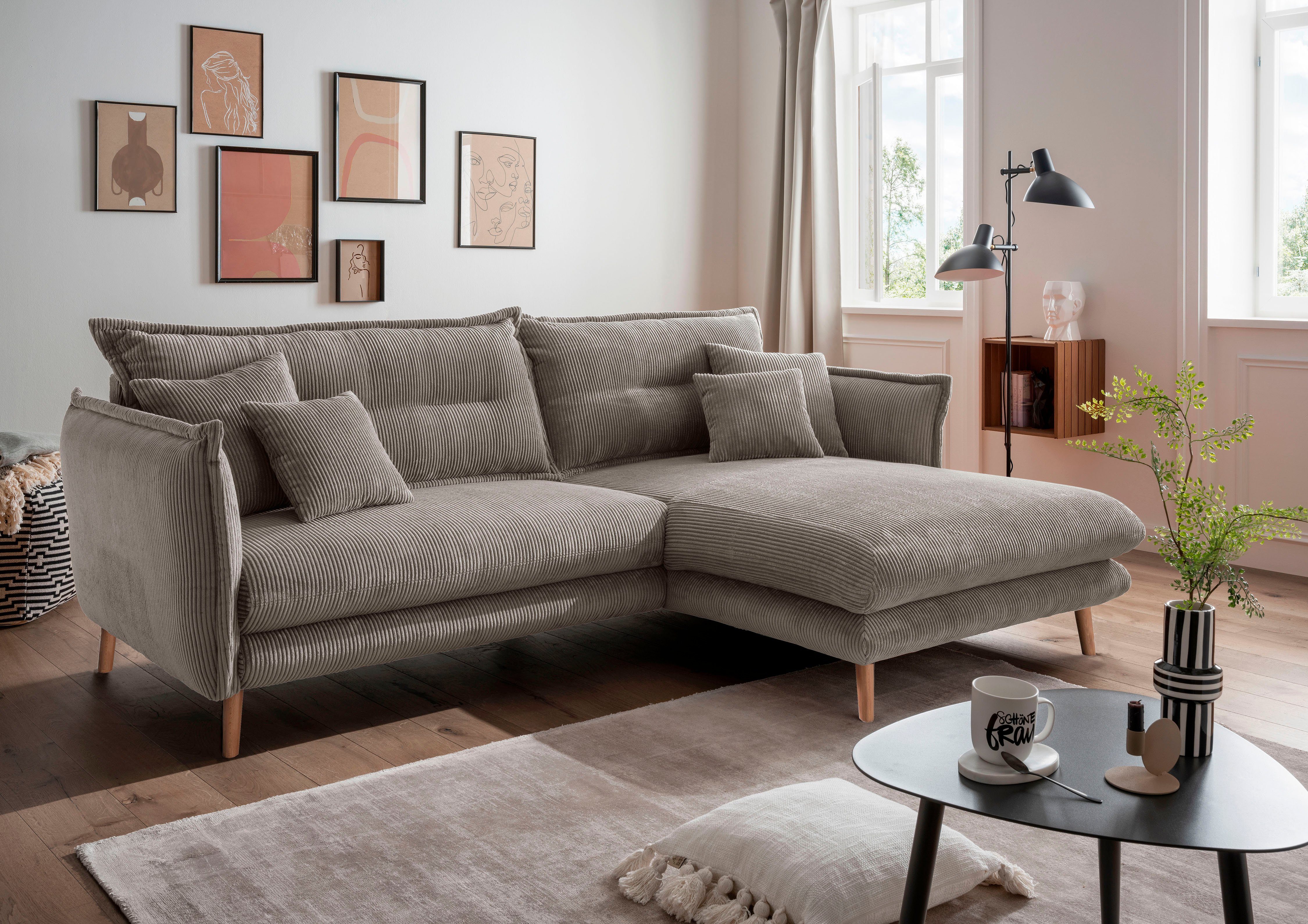 INOSIGN Ecksofa Lazio modern und bequem, günstig online kaufen