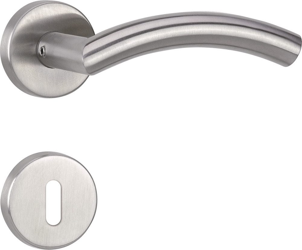 Hermat Metallwaren Montagezubehör Hermat ZT - Drückergarnitur 1231 ER MOON *1231.ER/2036.K.BB-60*