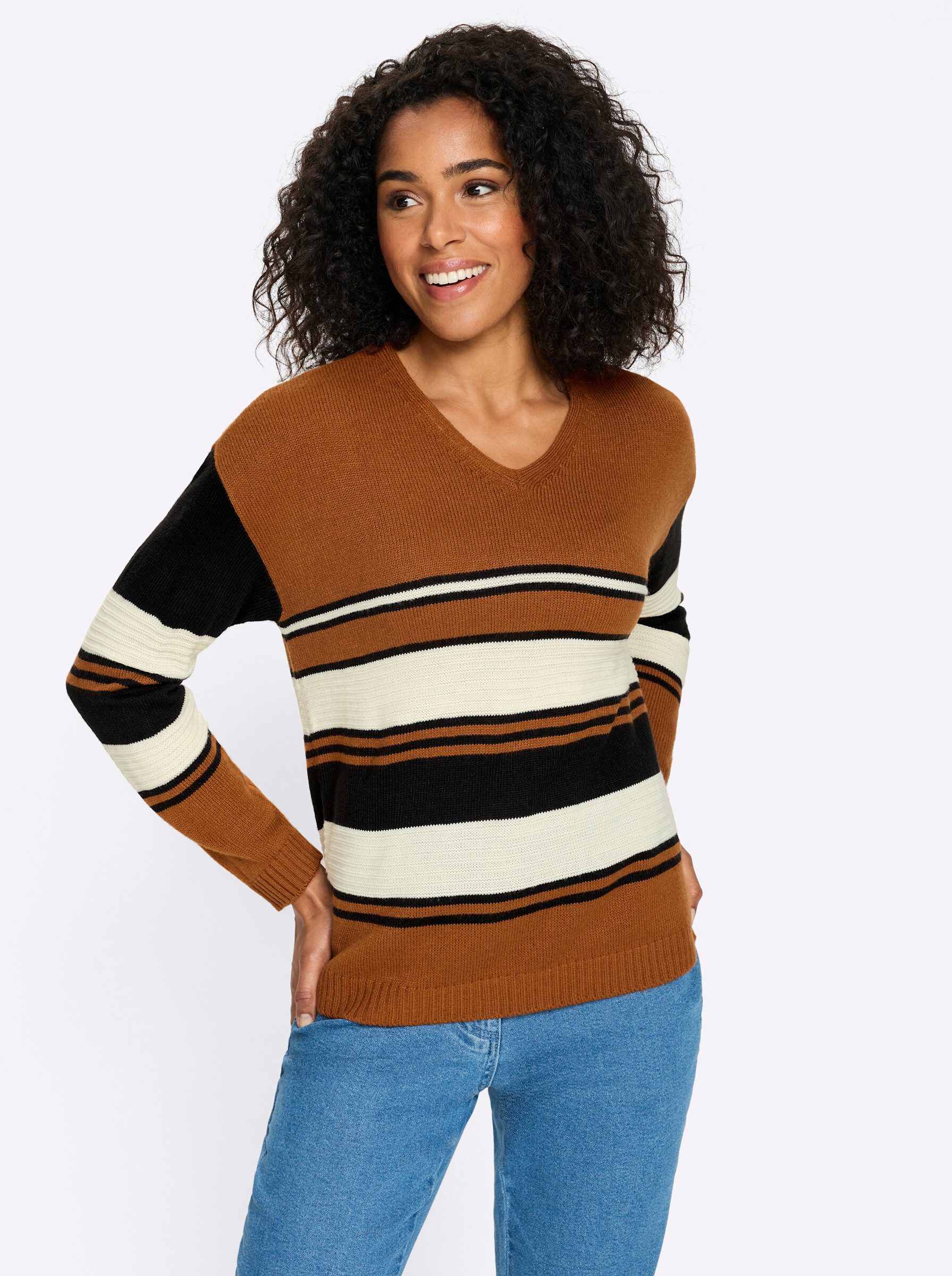 Sieh an! Strickpullover Langarm-Pullover Langarm Jersey