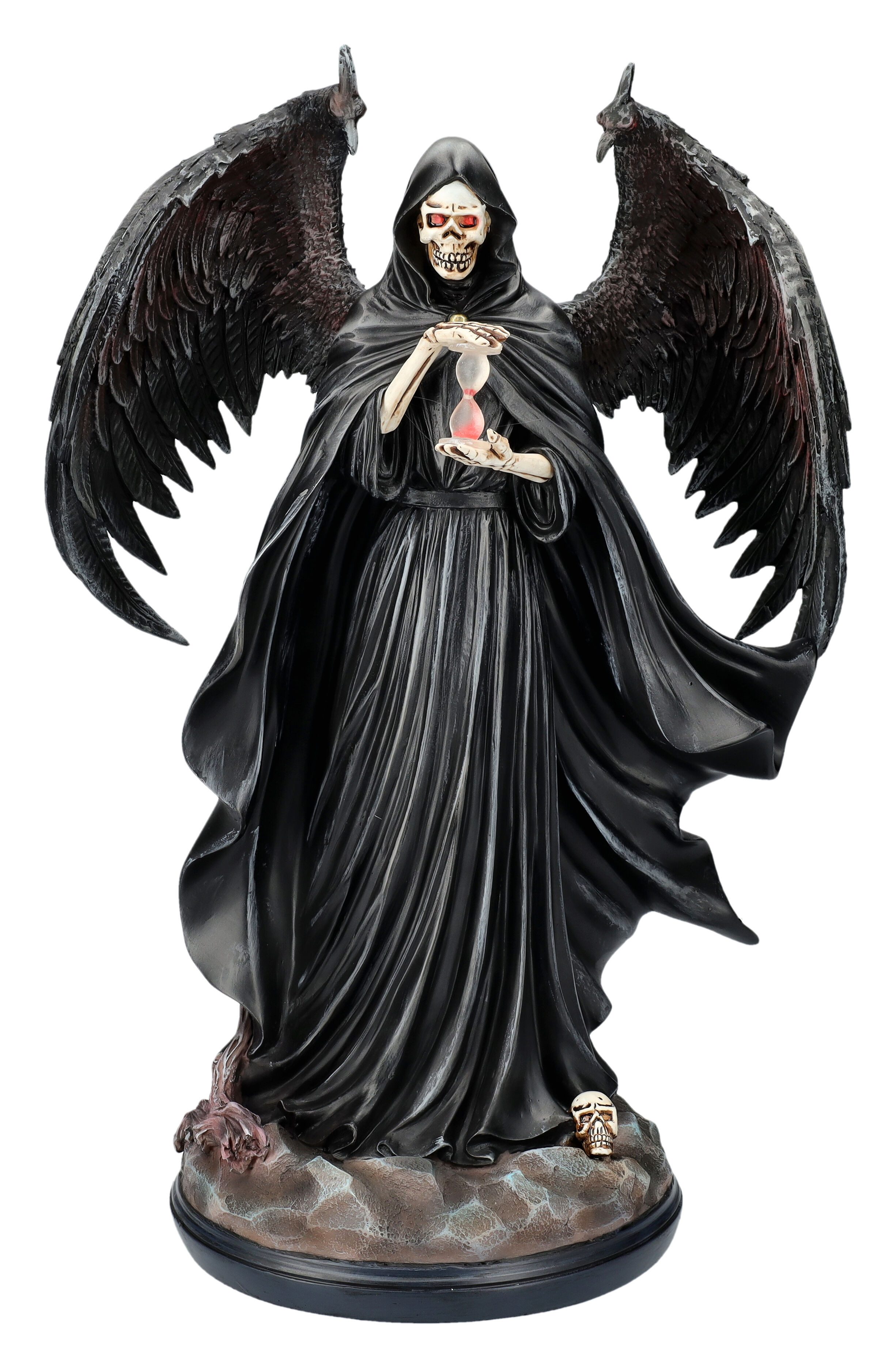 Figuren Shop GmbH Dekofigur Grim Reaper Figur - Der letzte Sensenmann - Dekofigur Skelett Gothic
