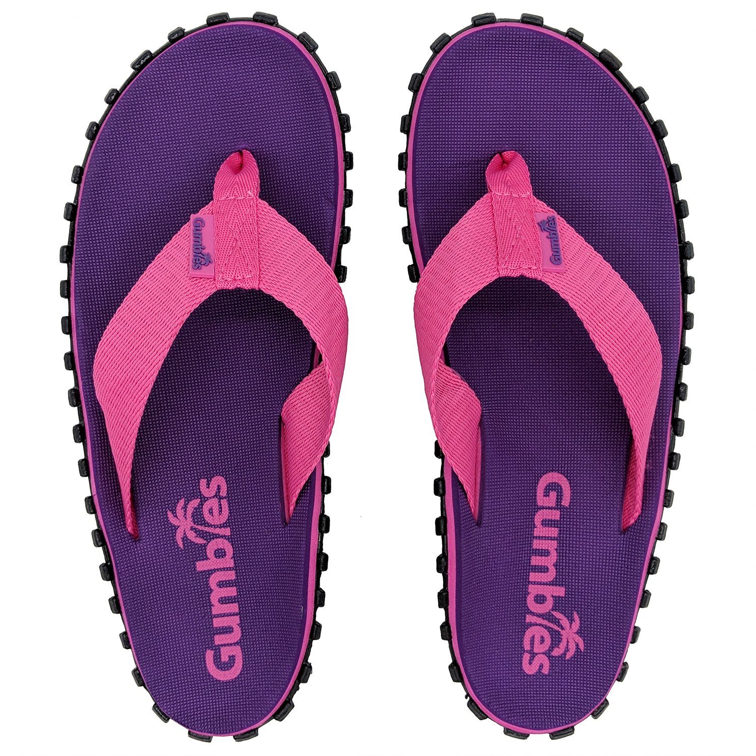 Gumbies Duckbills in Purple/Pink T-Strap-Zehentrenner aus recycelten Materialien »in farbenfrohen Designs« | Sandalen