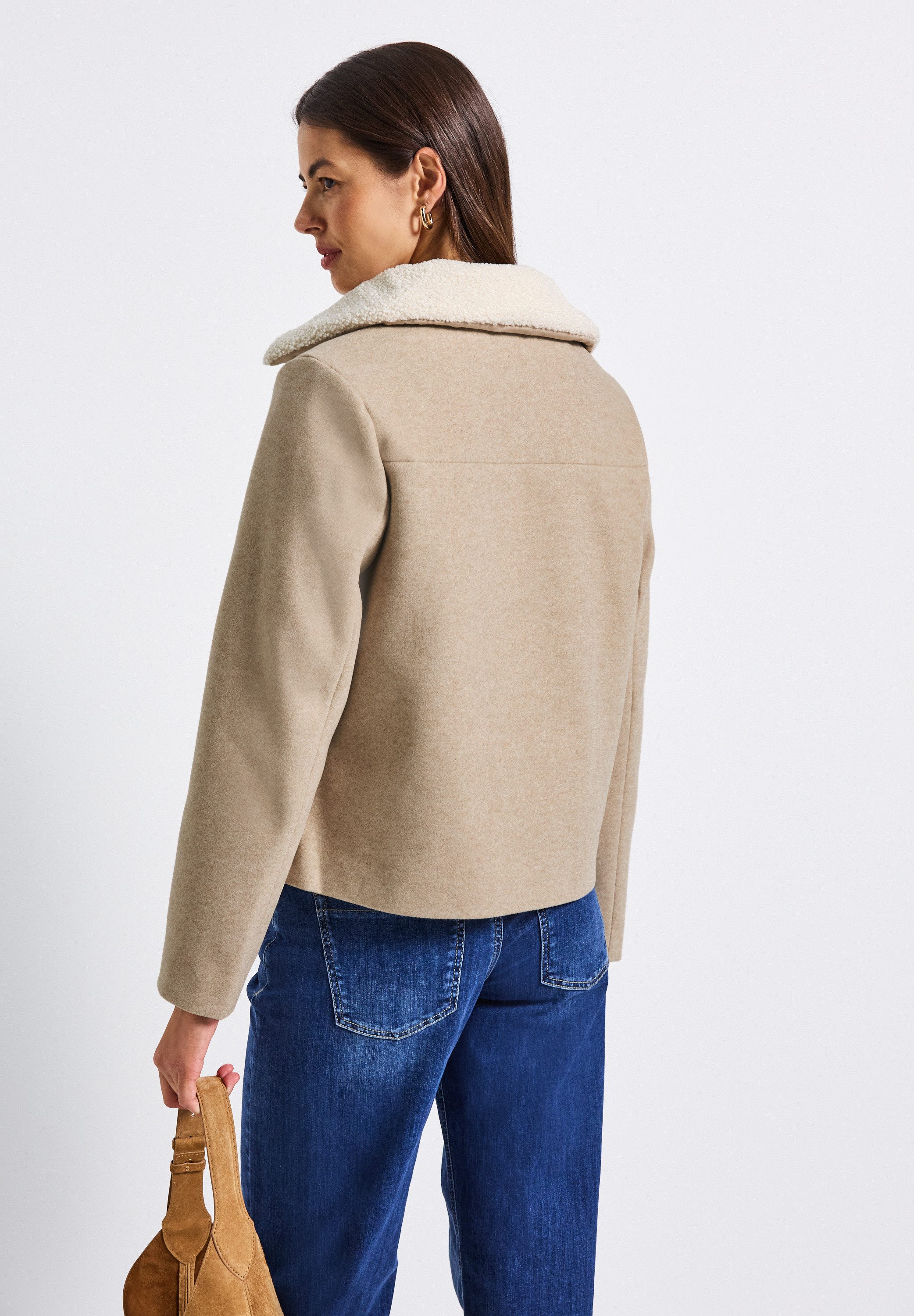 STREET ONE Kurzjacke Abnehmbarer Kragenbesatz günstig online kaufen